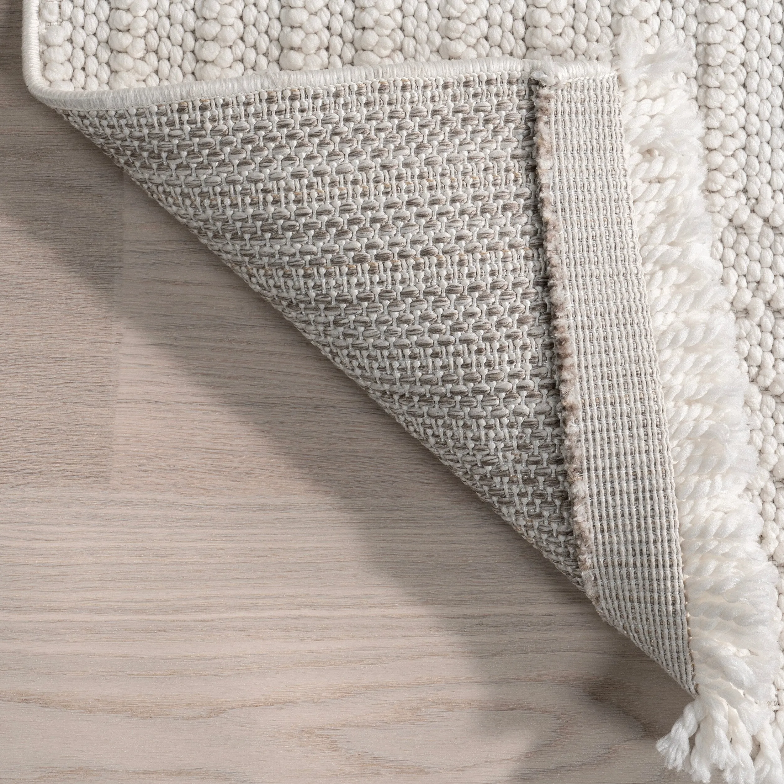 Nuloom Makena Modern Geometric High-Low Area Rug