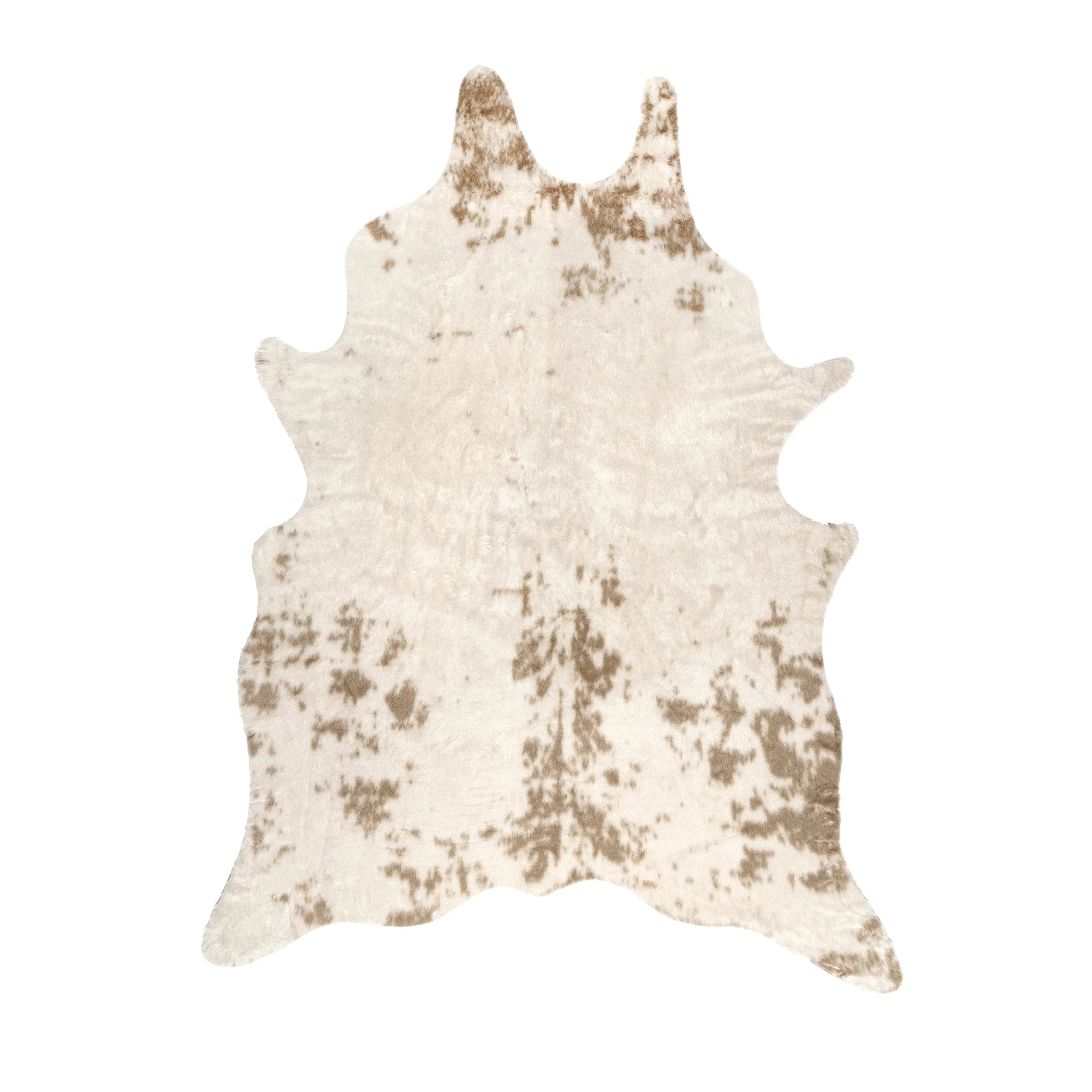 Nuloom Marcia SpinClean Machine Washable Faux Cowhide Area Rug