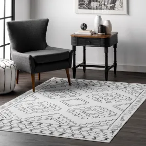 Nuloom Noa SpinClean Machine Washable Tribal Moroccan Area Rug