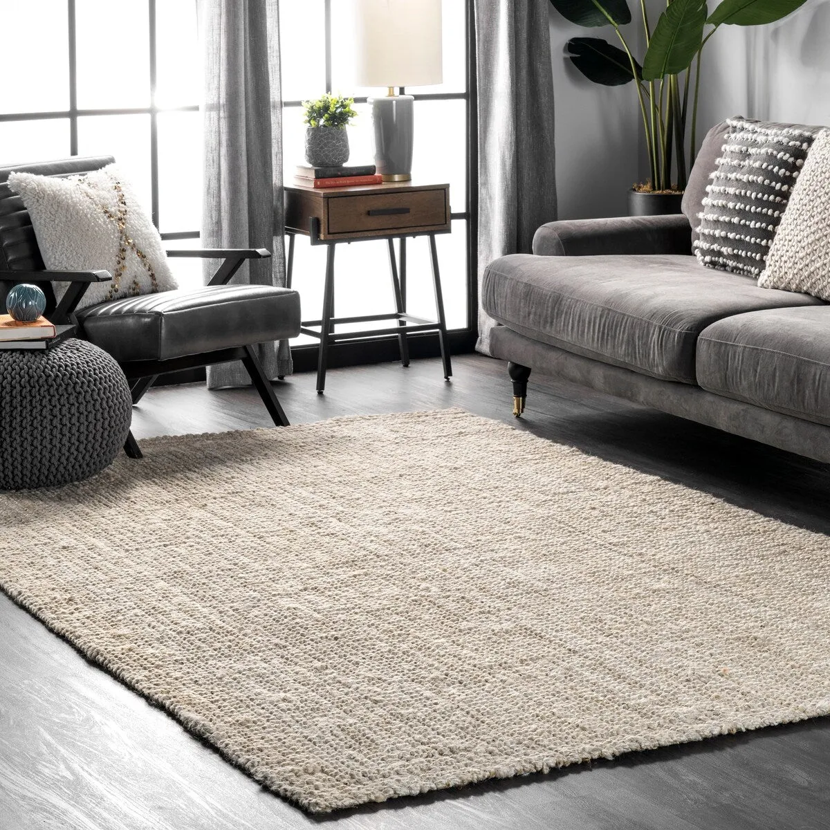 Nuloom Nora Classic Farmhouse Jute Area Rug