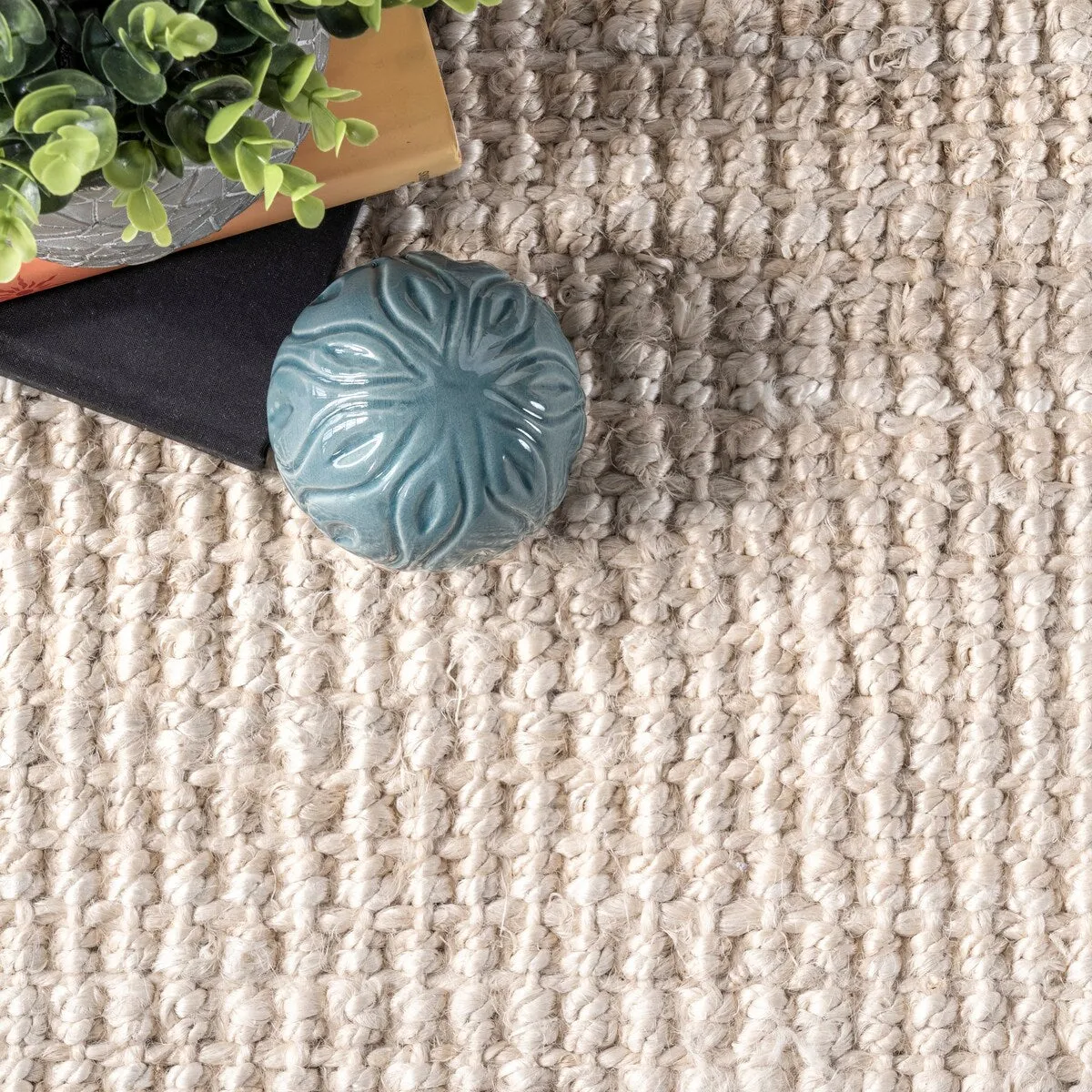 Nuloom Nora Classic Farmhouse Jute Area Rug