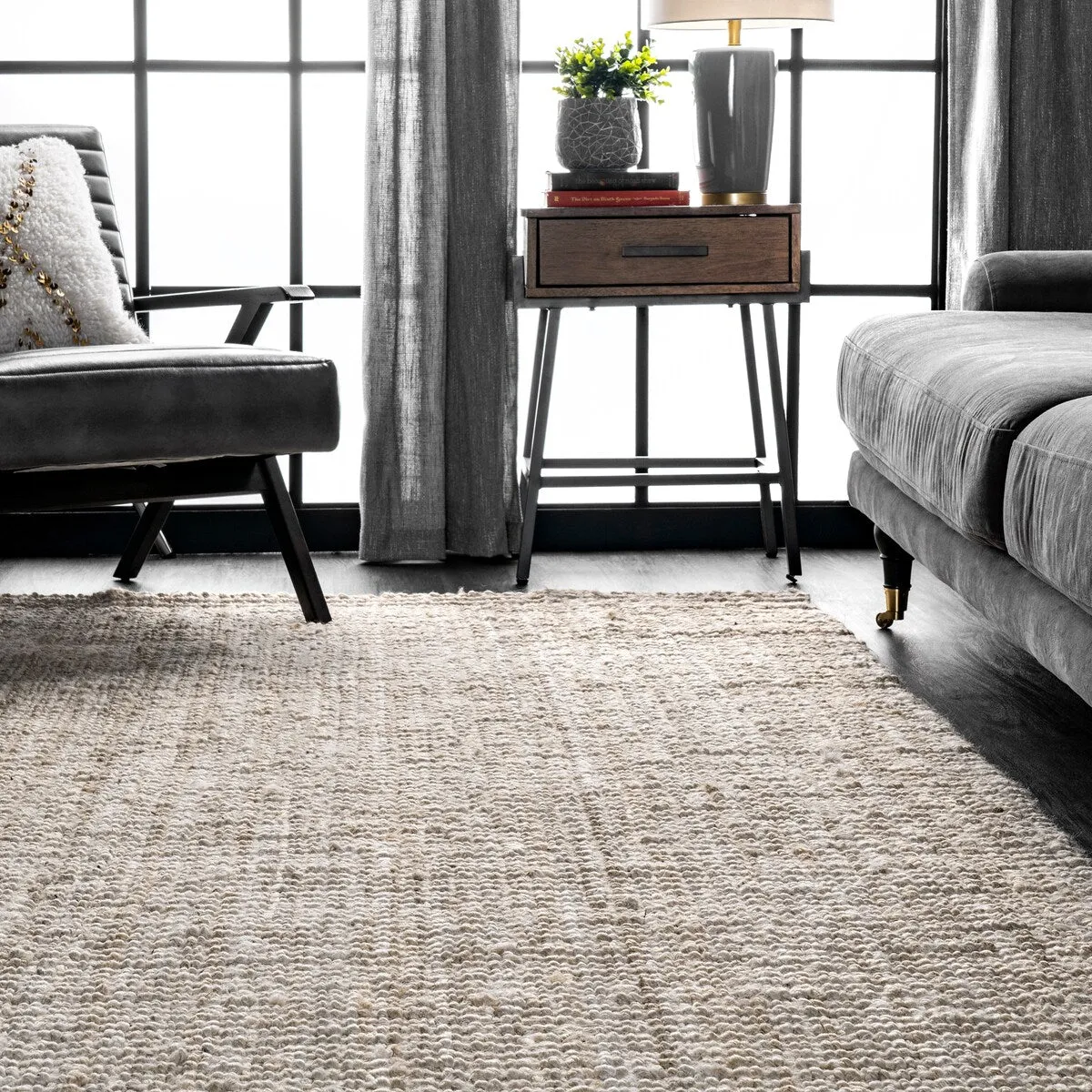 Nuloom Nora Classic Farmhouse Jute Area Rug