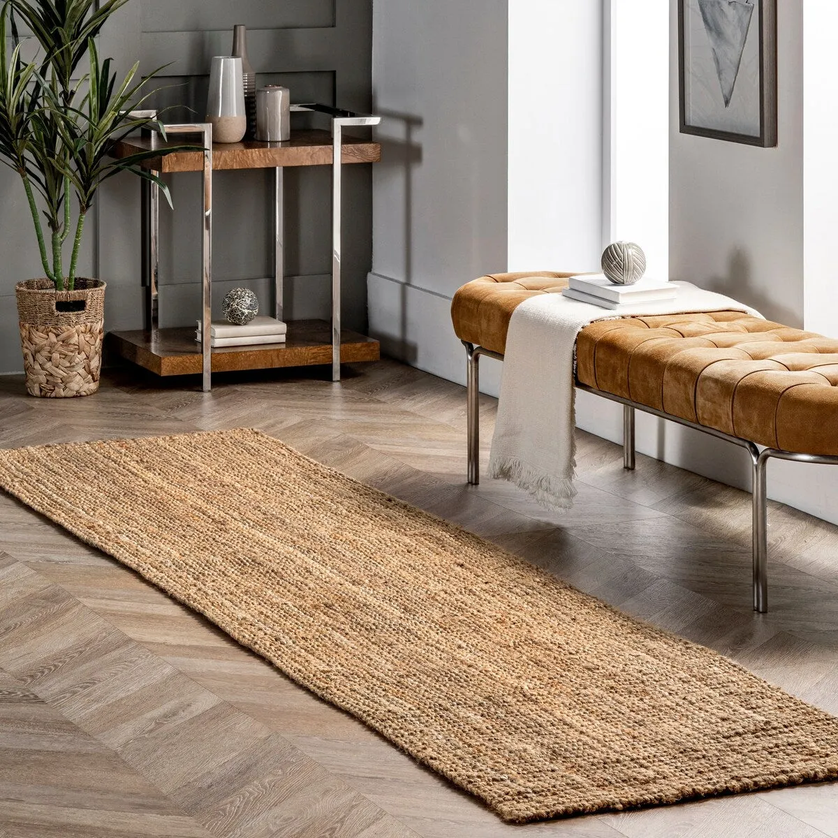 Nuloom Nora Classic Farmhouse Jute Area Rug