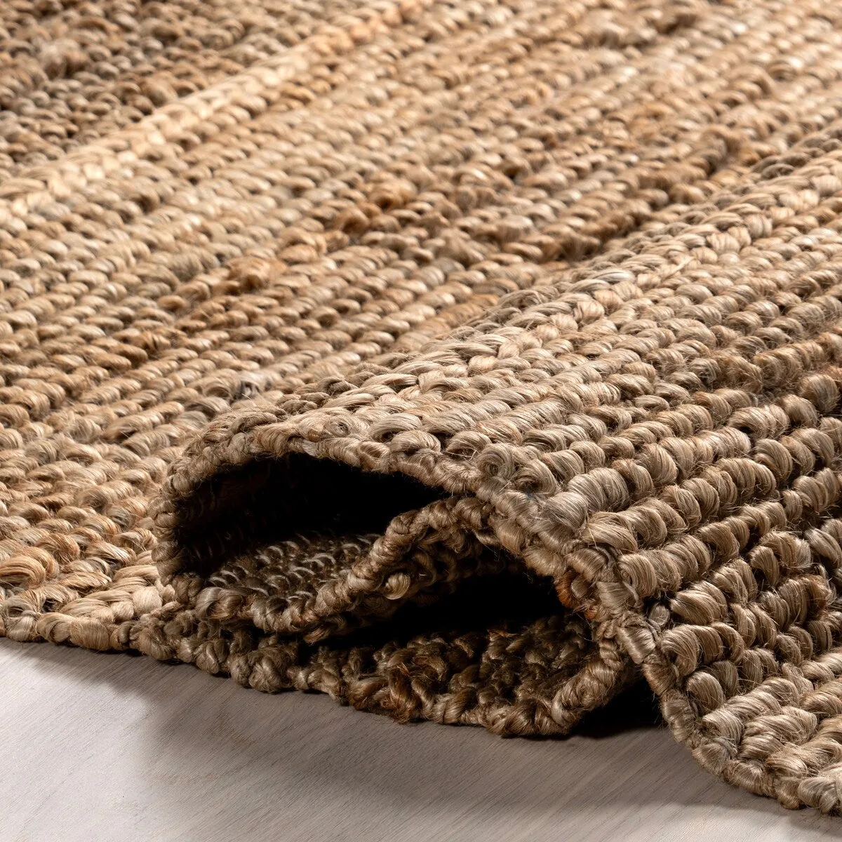 Nuloom Paislee Striped Flatweave Jute Area Rug