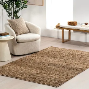 Nuloom Paislee Striped Flatweave Jute Area Rug