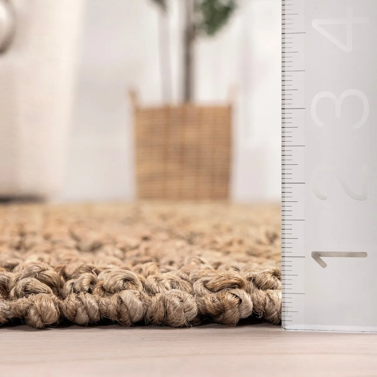 Nuloom Paislee Striped Flatweave Jute Area Rug