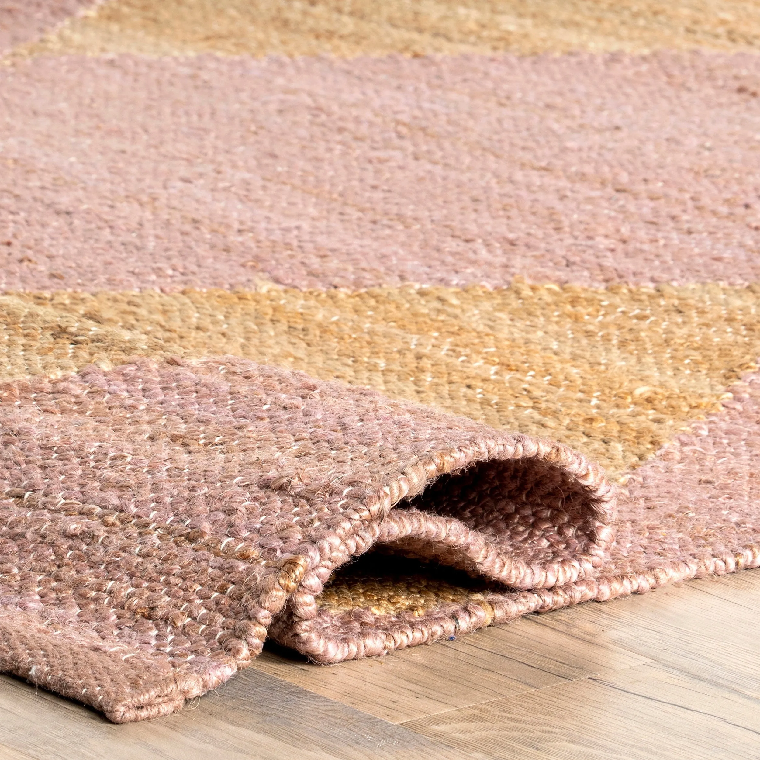 Nuloom Pandora Diamond Jute Area Rug