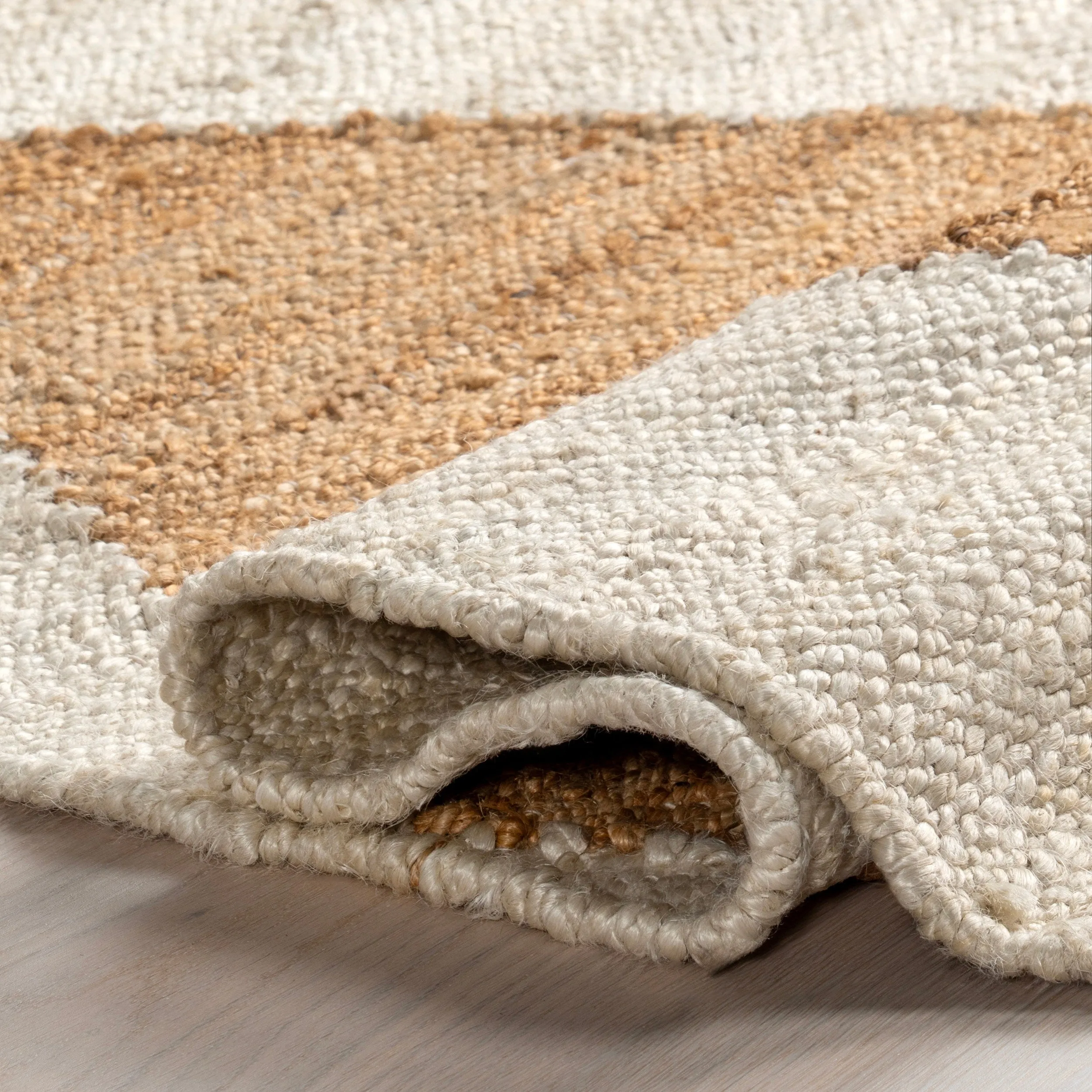 Nuloom Pandora Diamond Jute Area Rug
