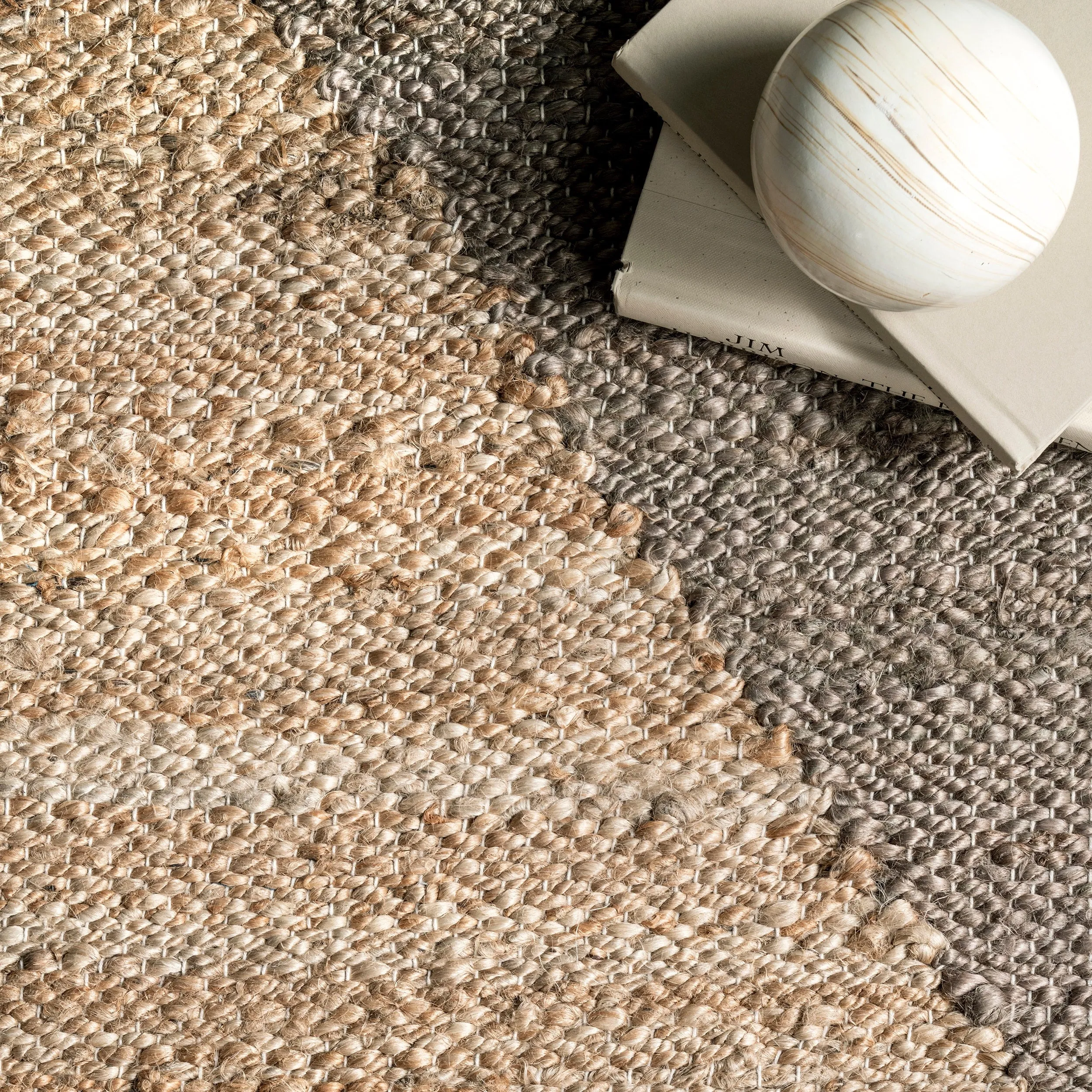 Nuloom Pandora Diamond Jute Area Rug