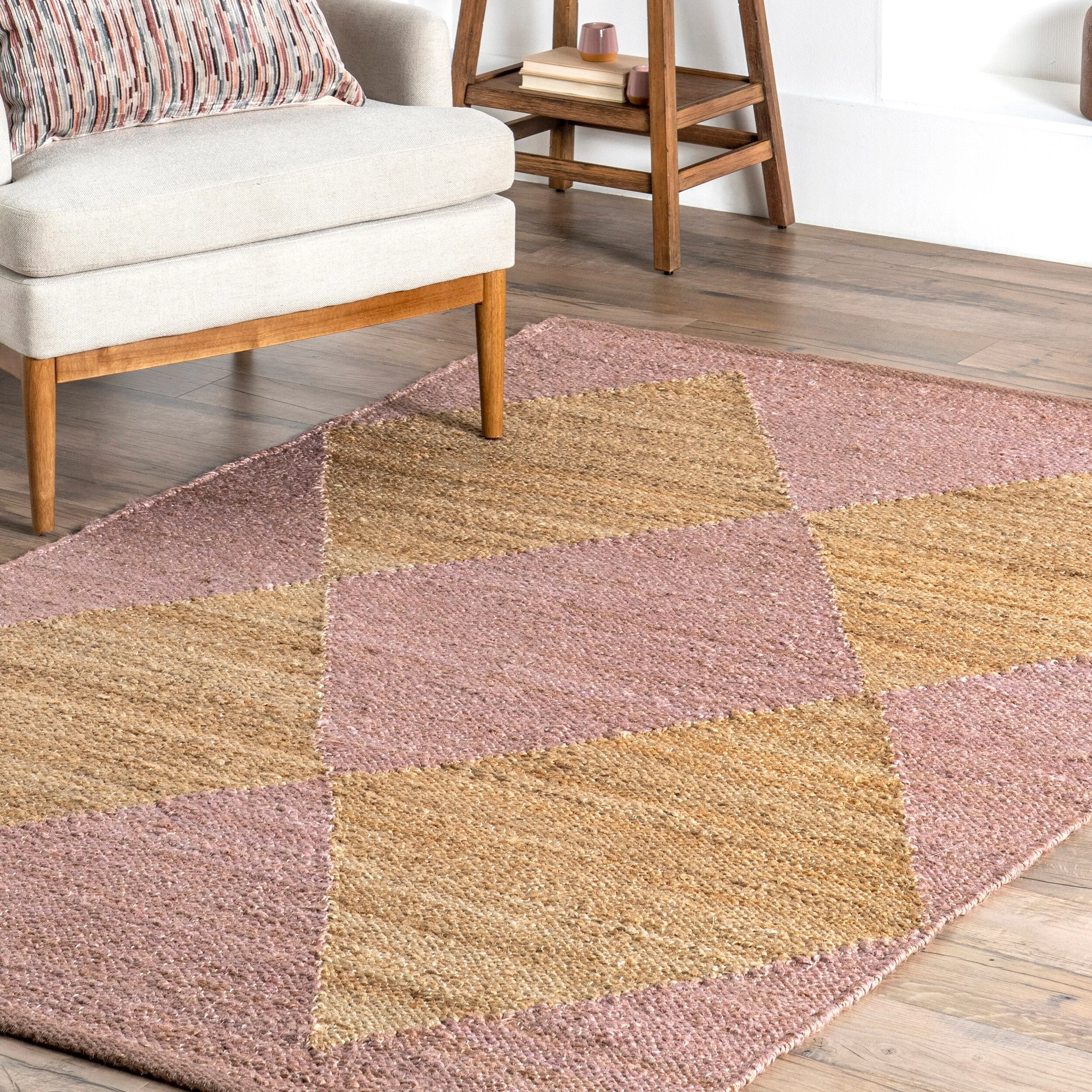 Nuloom Pandora Diamond Jute Area Rug