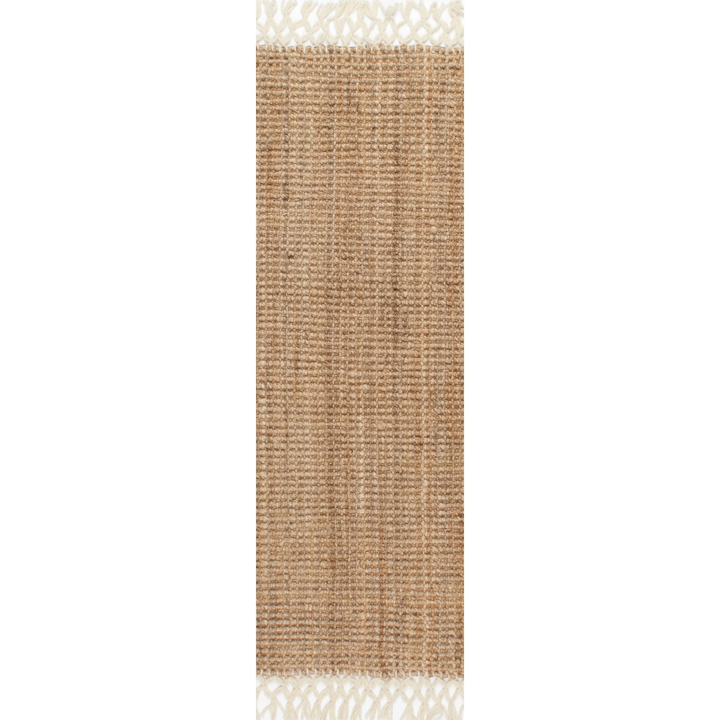 Nuloom Raleigh Farmhouse Jute Tasseled Area Rug