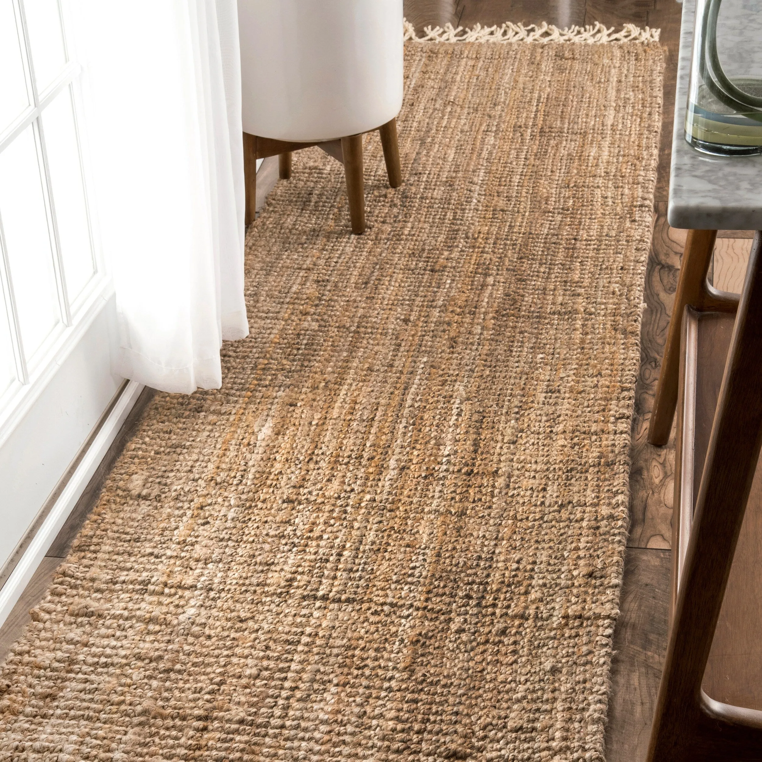 Nuloom Raleigh Farmhouse Jute Tasseled Area Rug