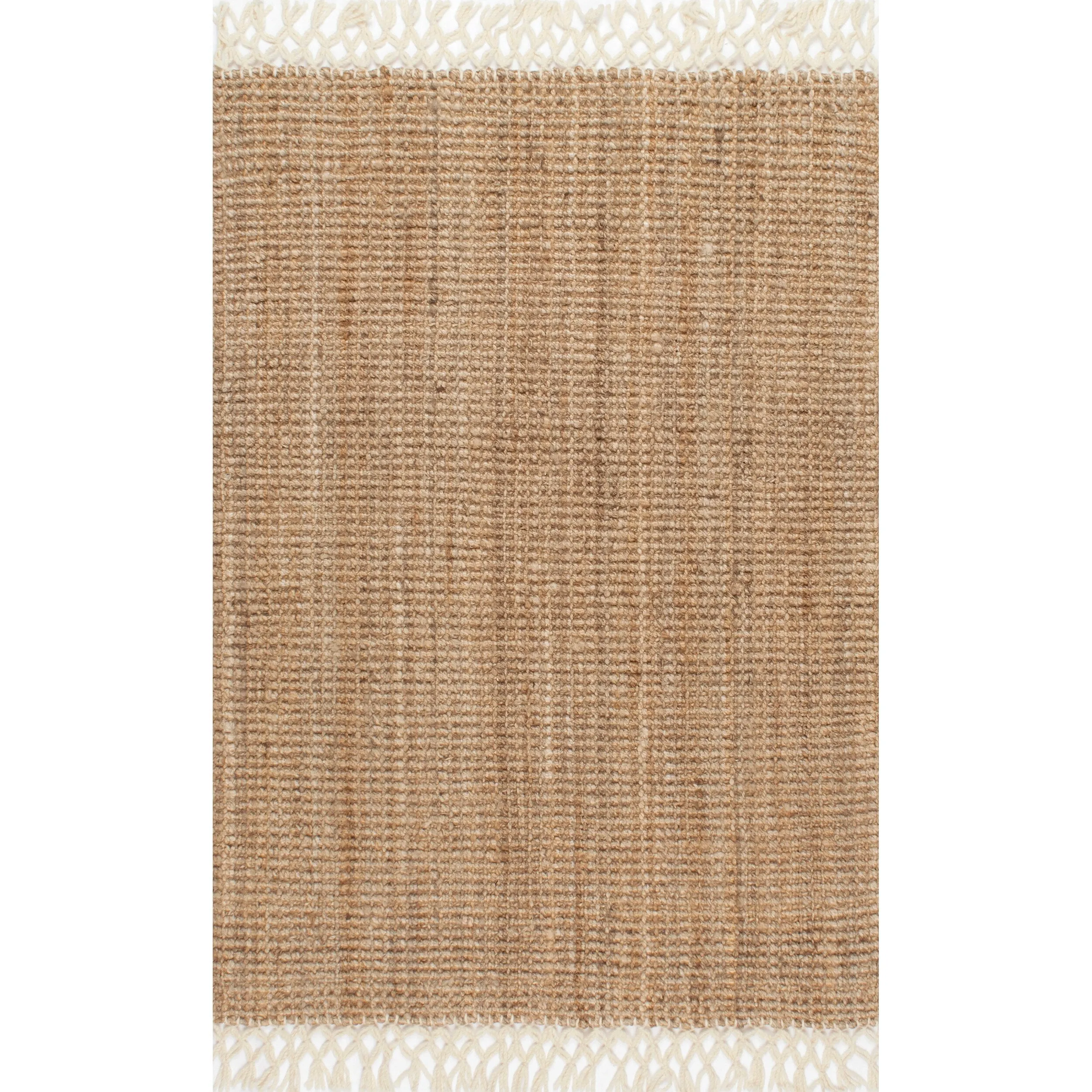 Nuloom Raleigh Farmhouse Jute Tasseled Area Rug