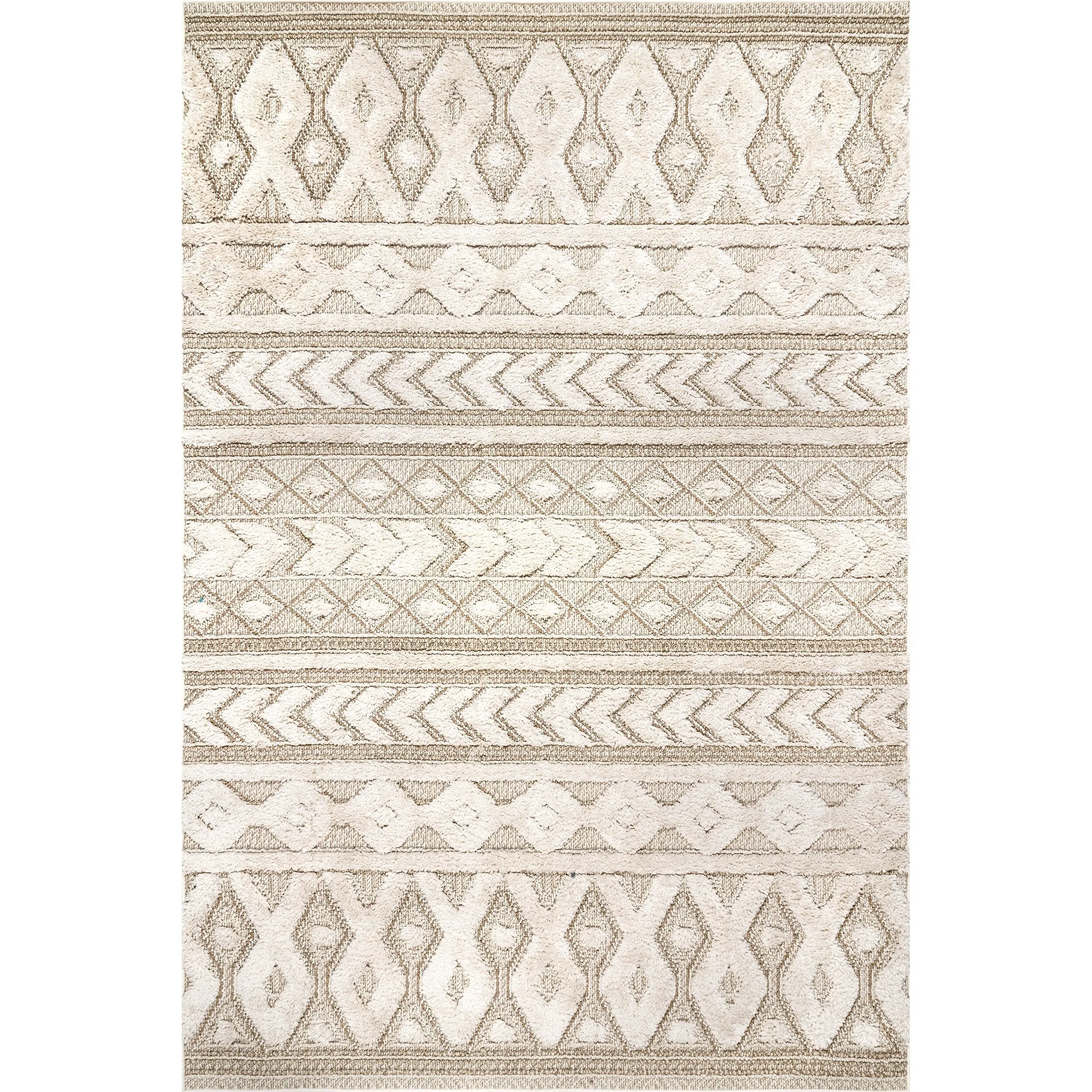 Nuloom Rebecca High Low Textured Shaggy Area Rug
