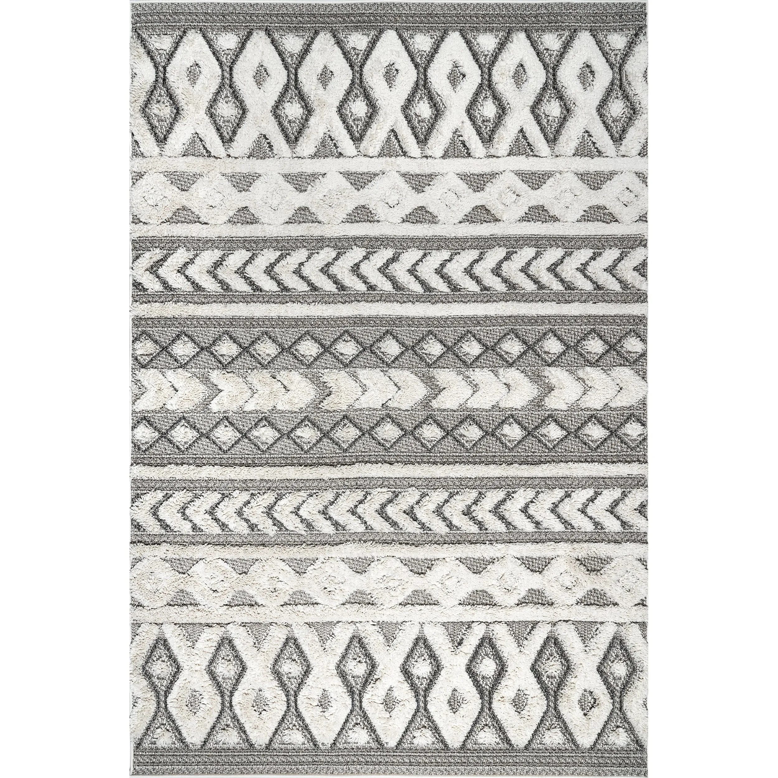 Nuloom Rebecca High Low Textured Shaggy Area Rug