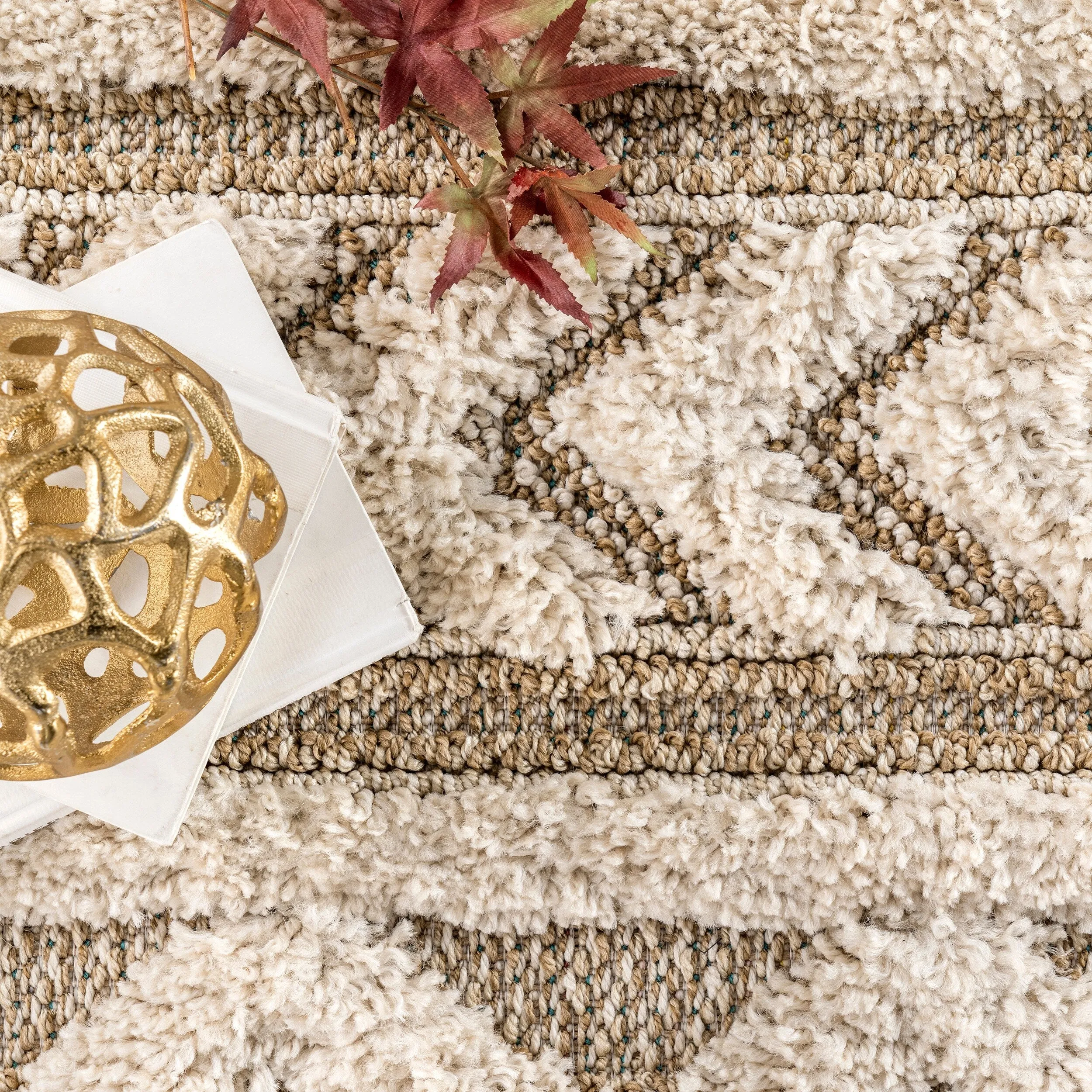 Nuloom Rebecca High Low Textured Shaggy Area Rug