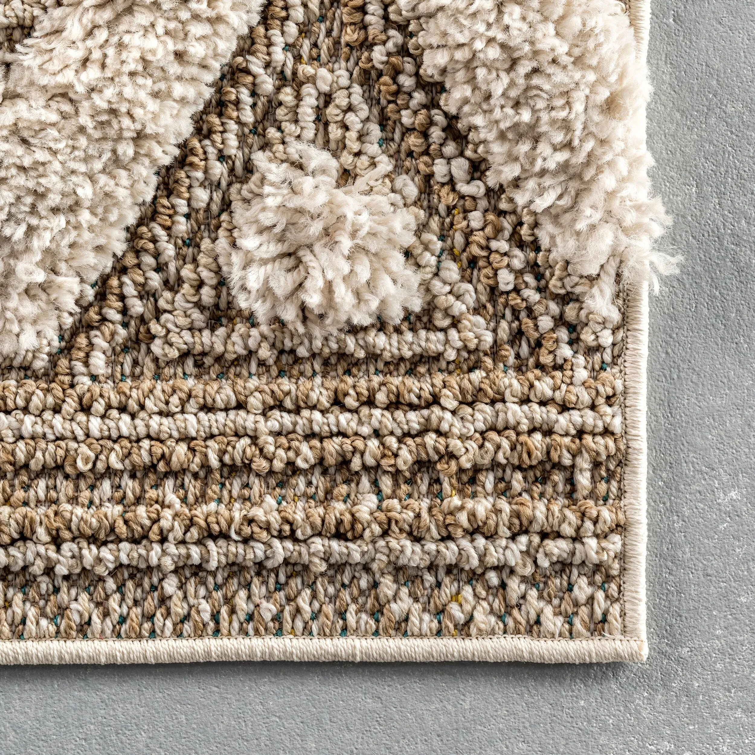 Nuloom Rebecca High Low Textured Shaggy Area Rug