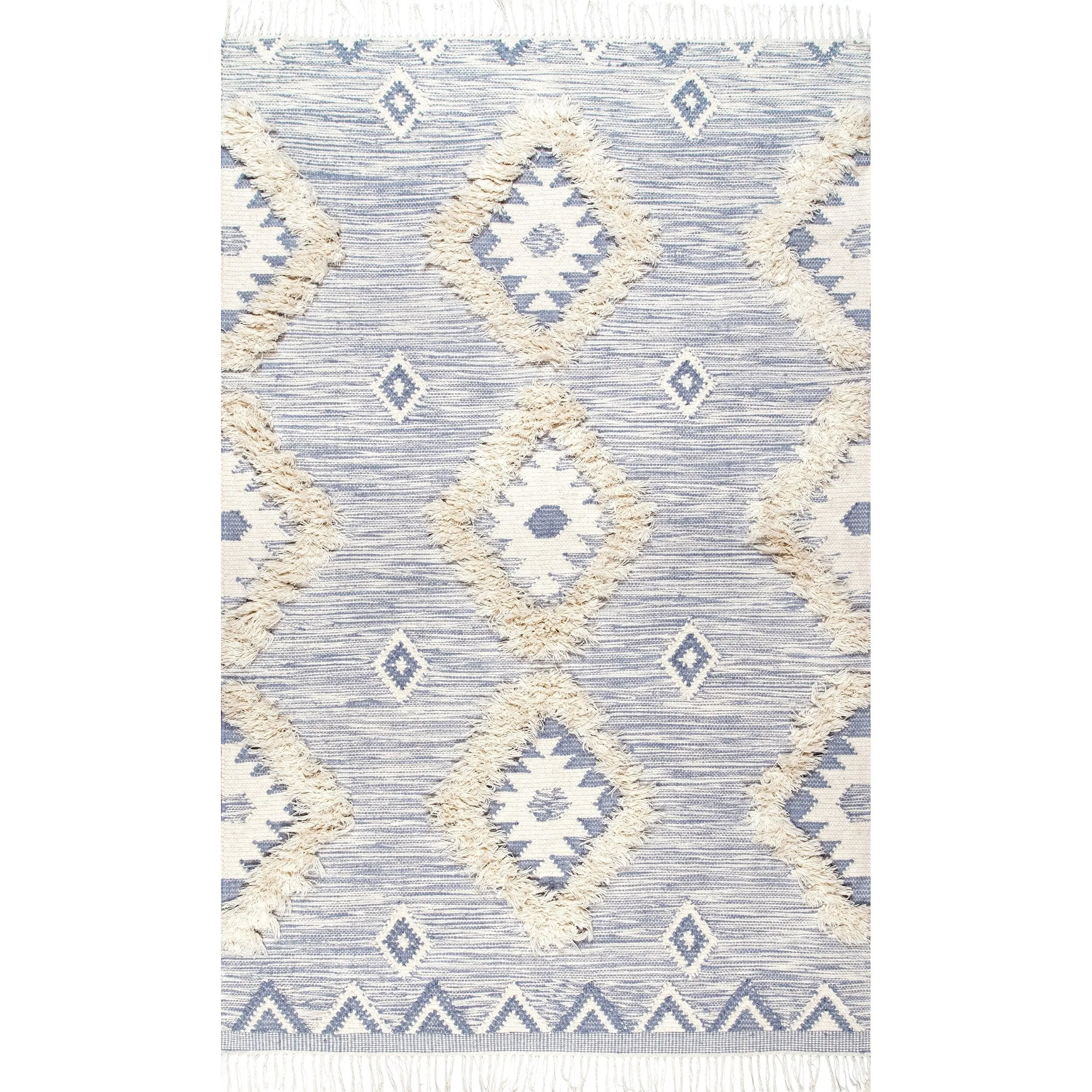 Nuloom Savannah Moroccan Tasseled Wool Area Rug