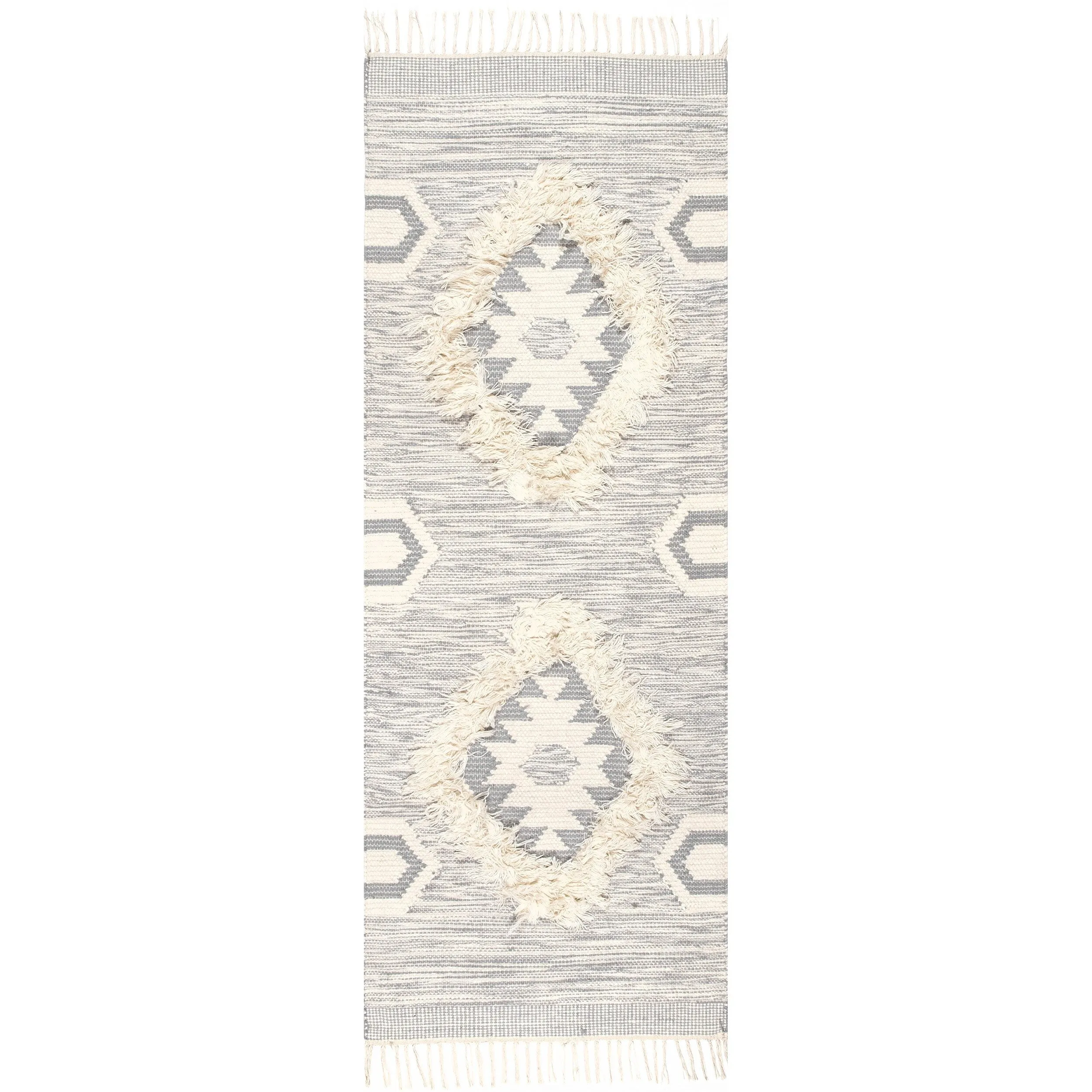 Nuloom Savannah Moroccan Tasseled Wool Area Rug