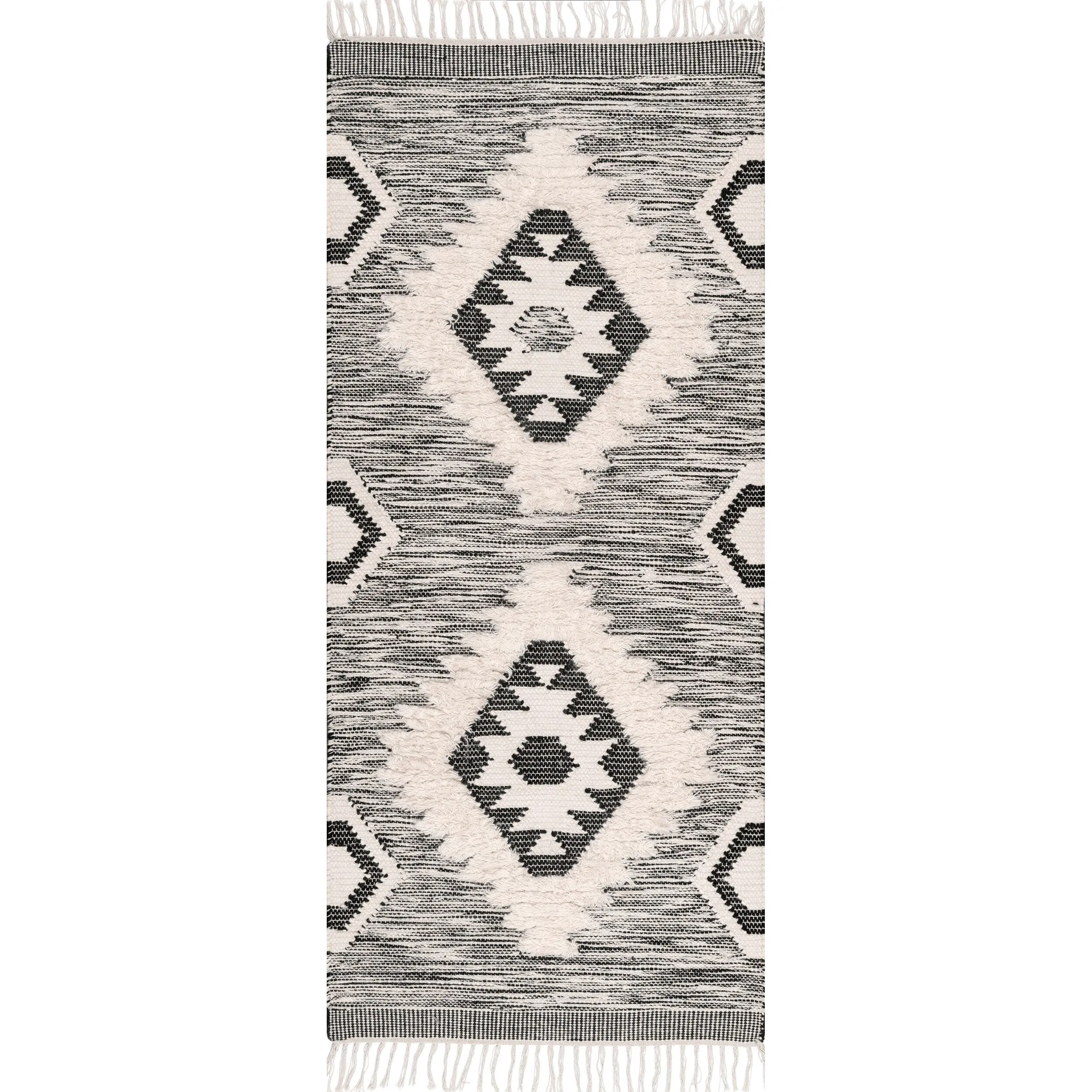 Nuloom Savannah Moroccan Tasseled Wool Area Rug