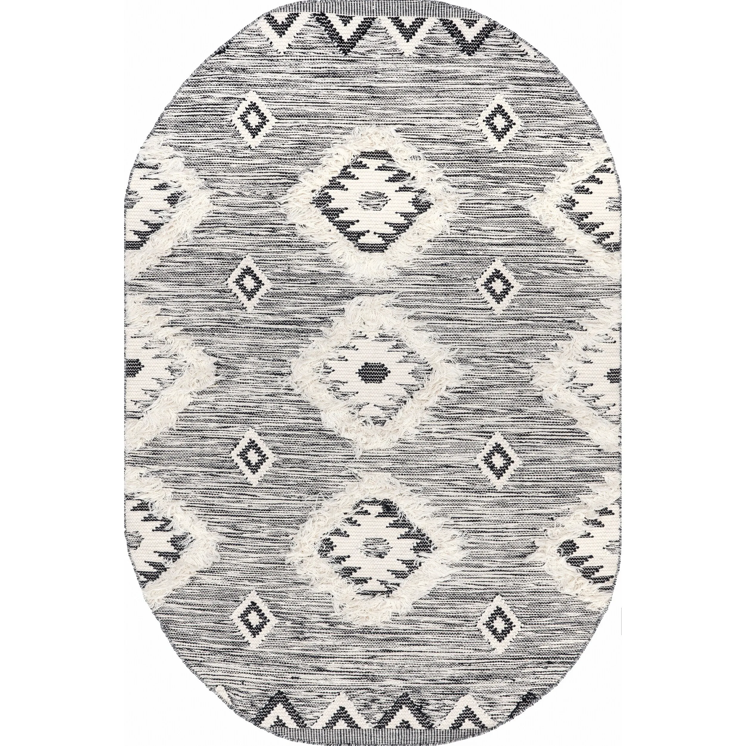 Nuloom Savannah Moroccan Tasseled Wool Area Rug