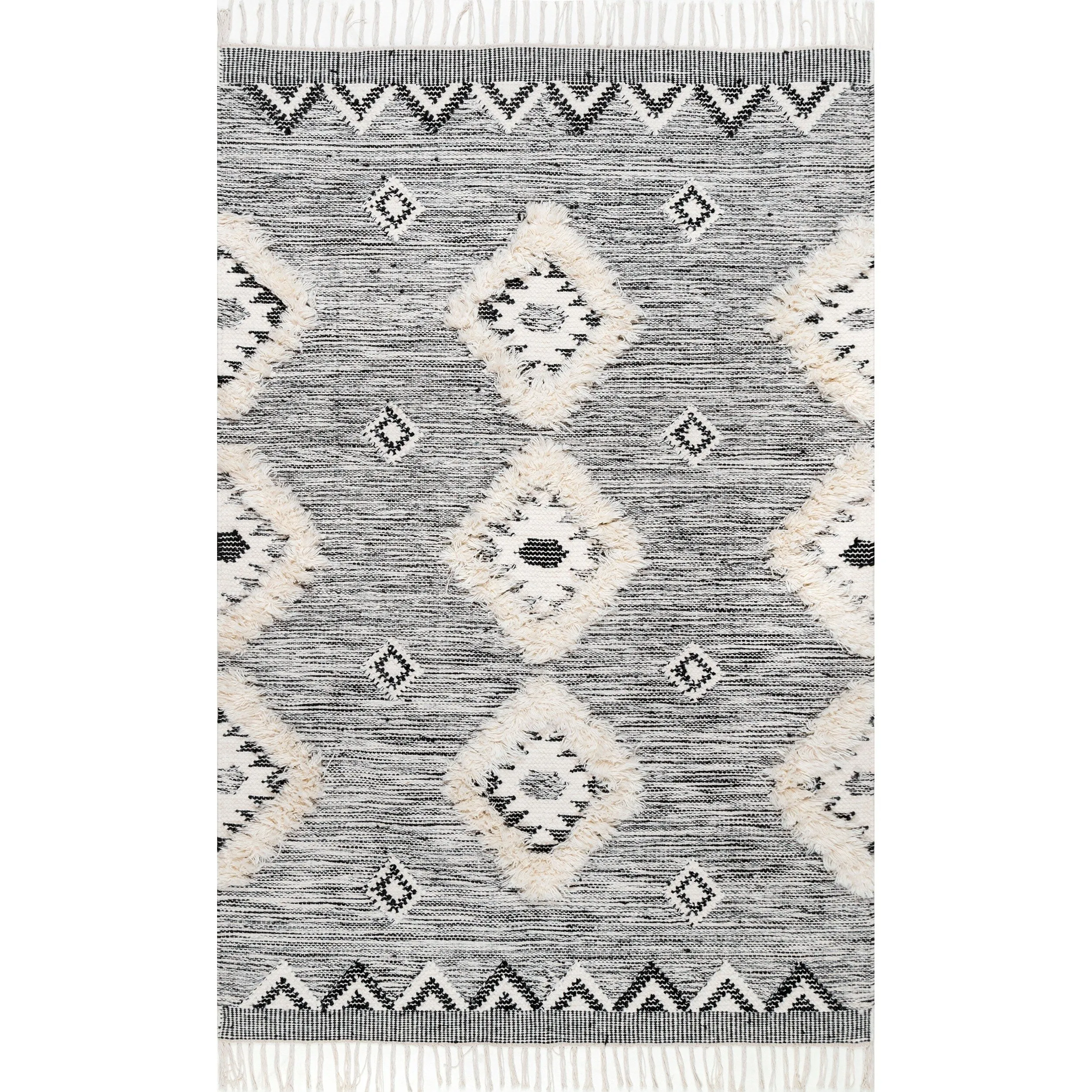 Nuloom Savannah Moroccan Tasseled Wool Area Rug