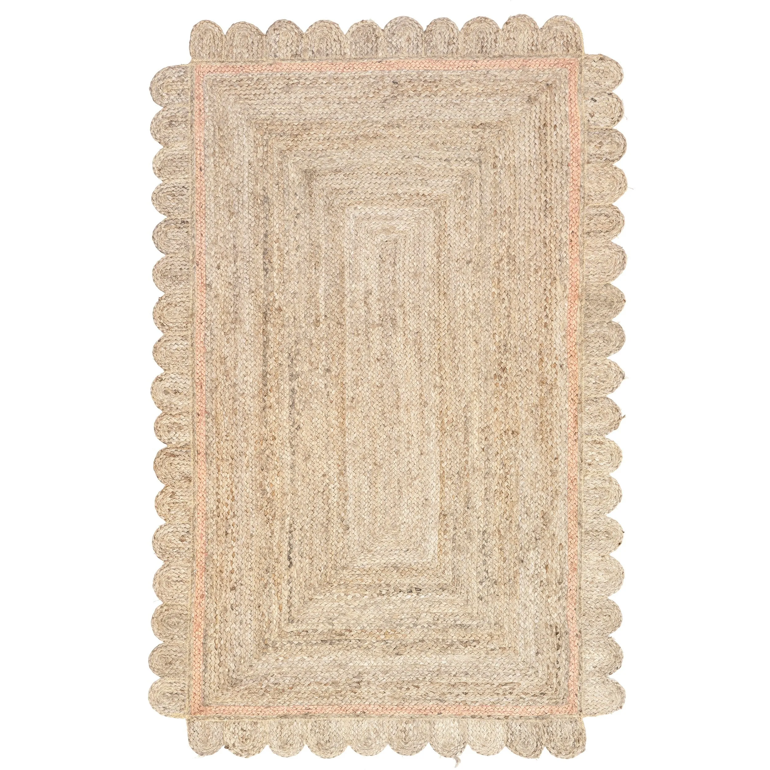 Nuloom Tera Petals Braided Jute Area Rug