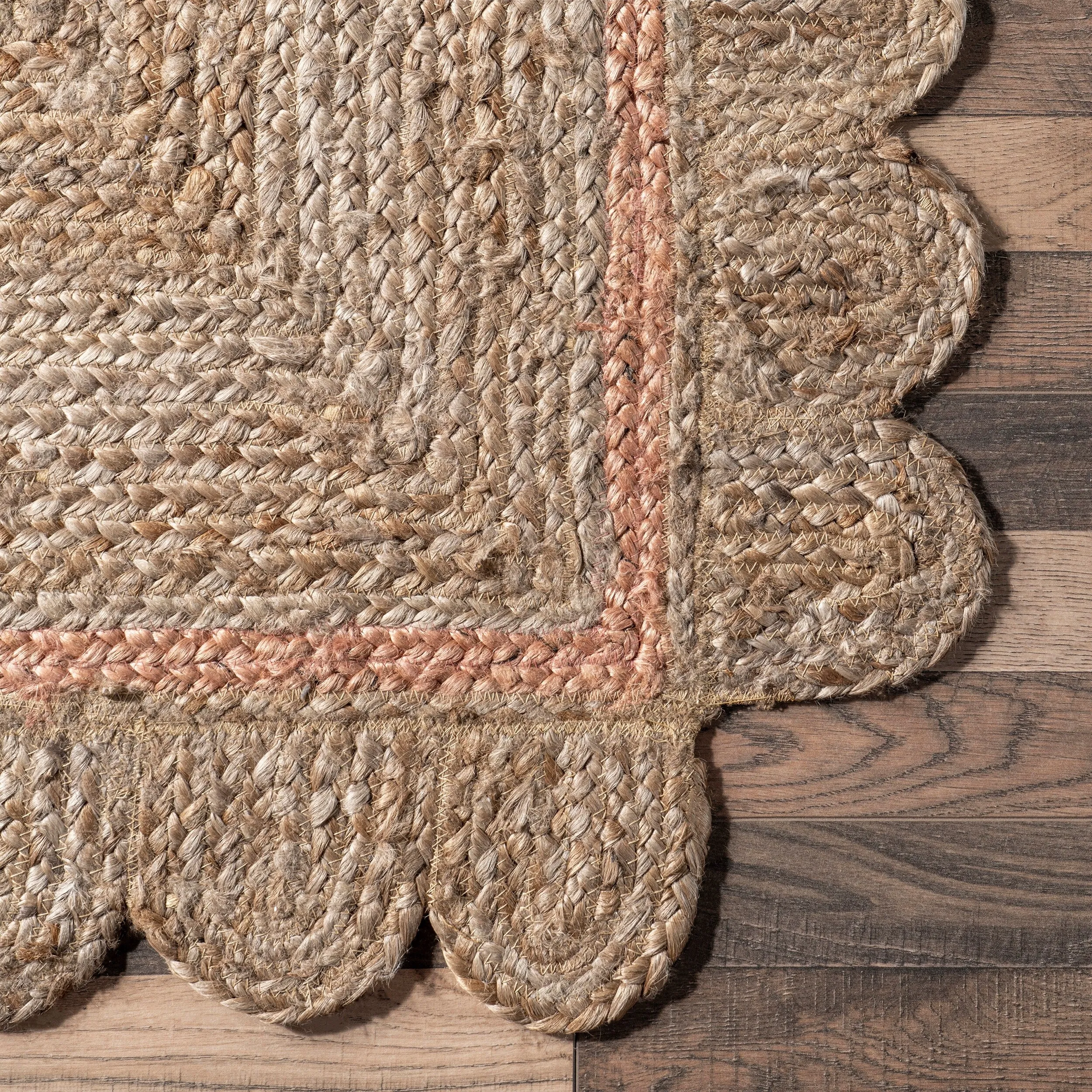 Nuloom Tera Petals Braided Jute Area Rug