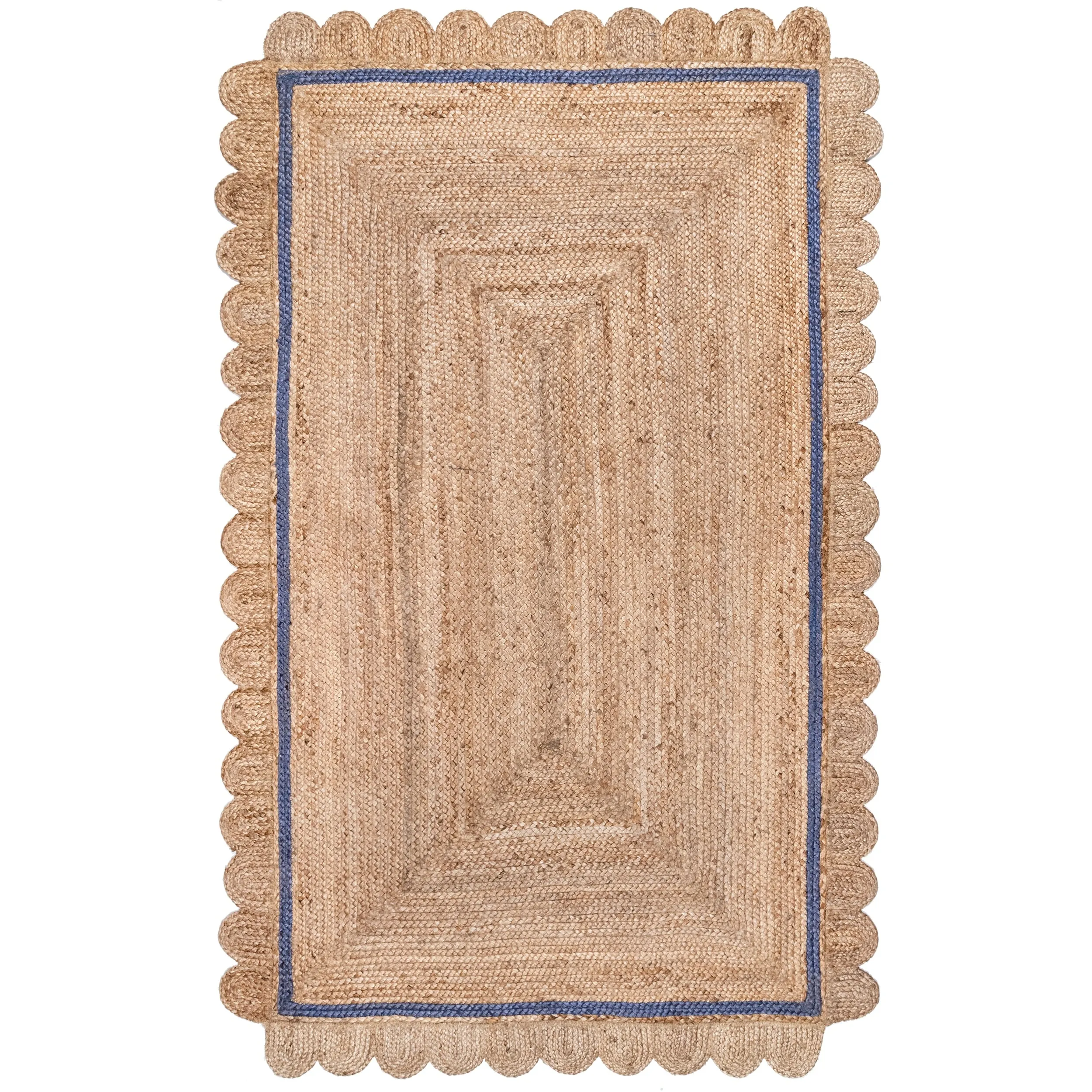 Nuloom Tera Petals Braided Jute Area Rug
