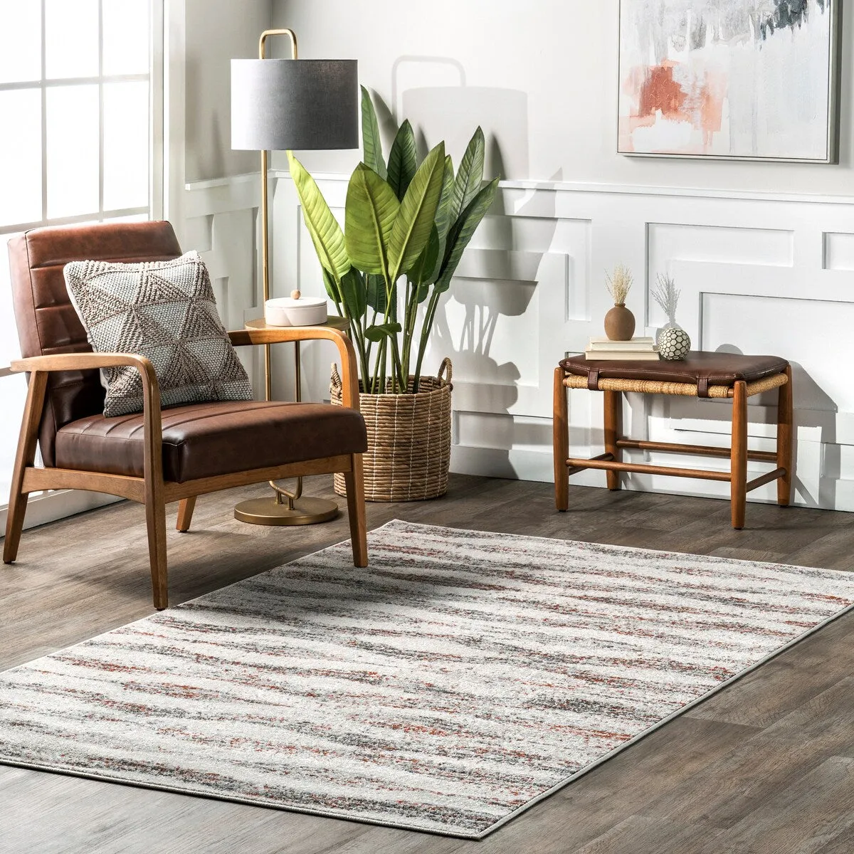 Nuloom Tristan Contemporary Waves Area Rug