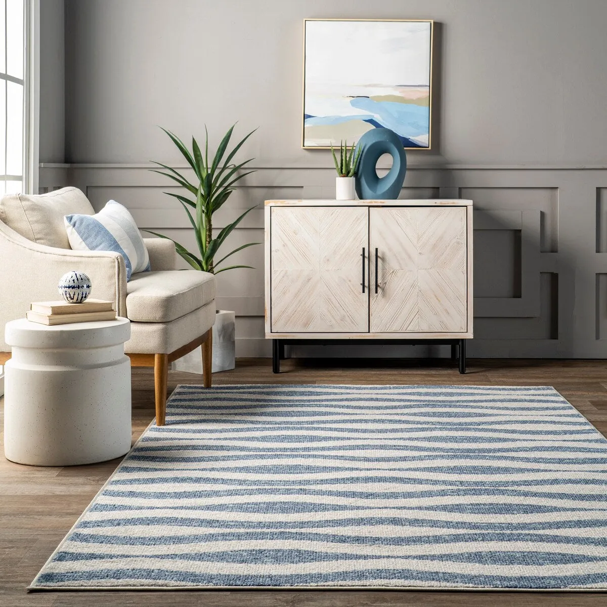 Nuloom Tristan Contemporary Waves Area Rug