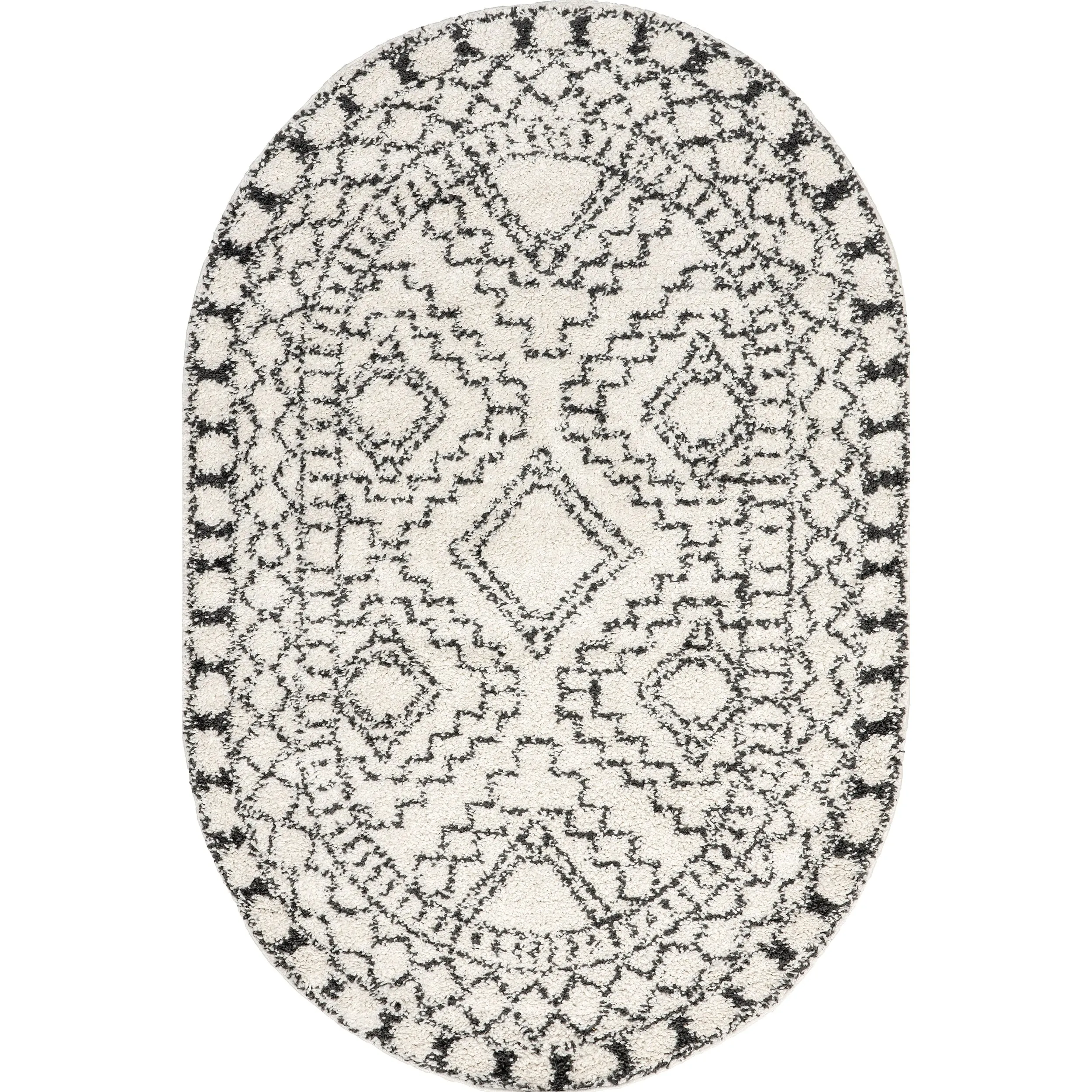 Nuloom Vasiliki Moroccan Shag Tasseled Area Rug