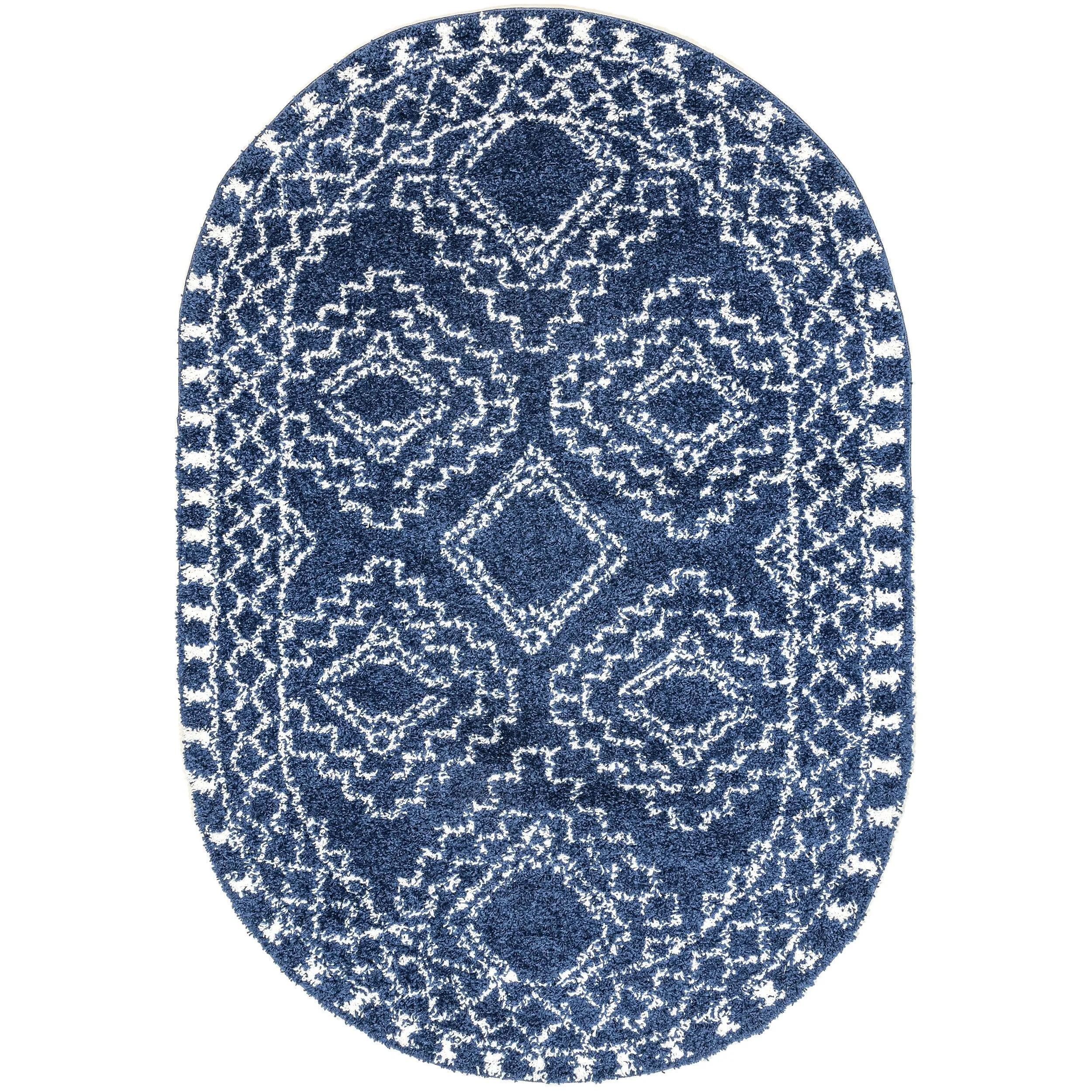 Nuloom Vasiliki Moroccan Shag Tasseled Area Rug