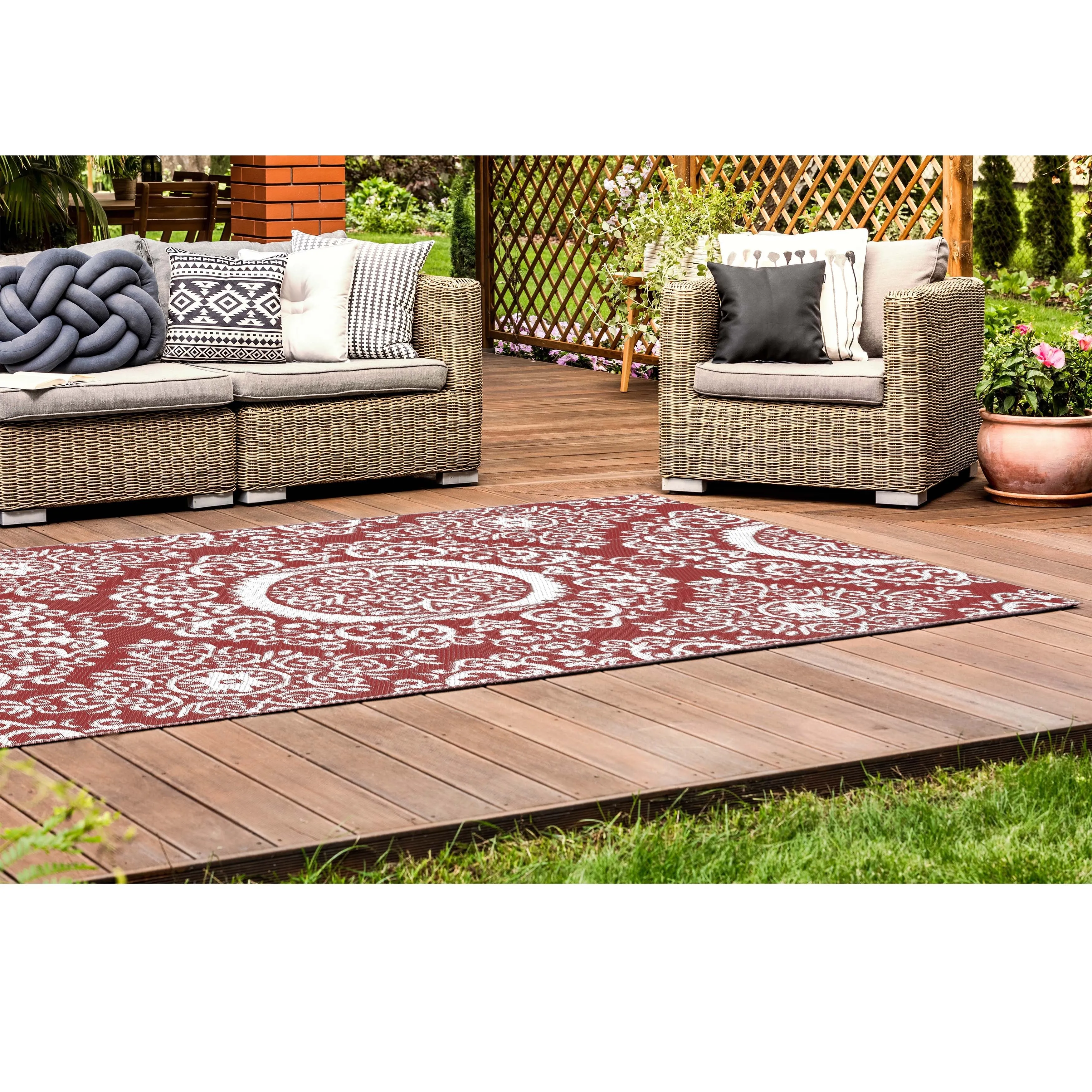 Nuu Garden Floral Modern Abstract Area Rug