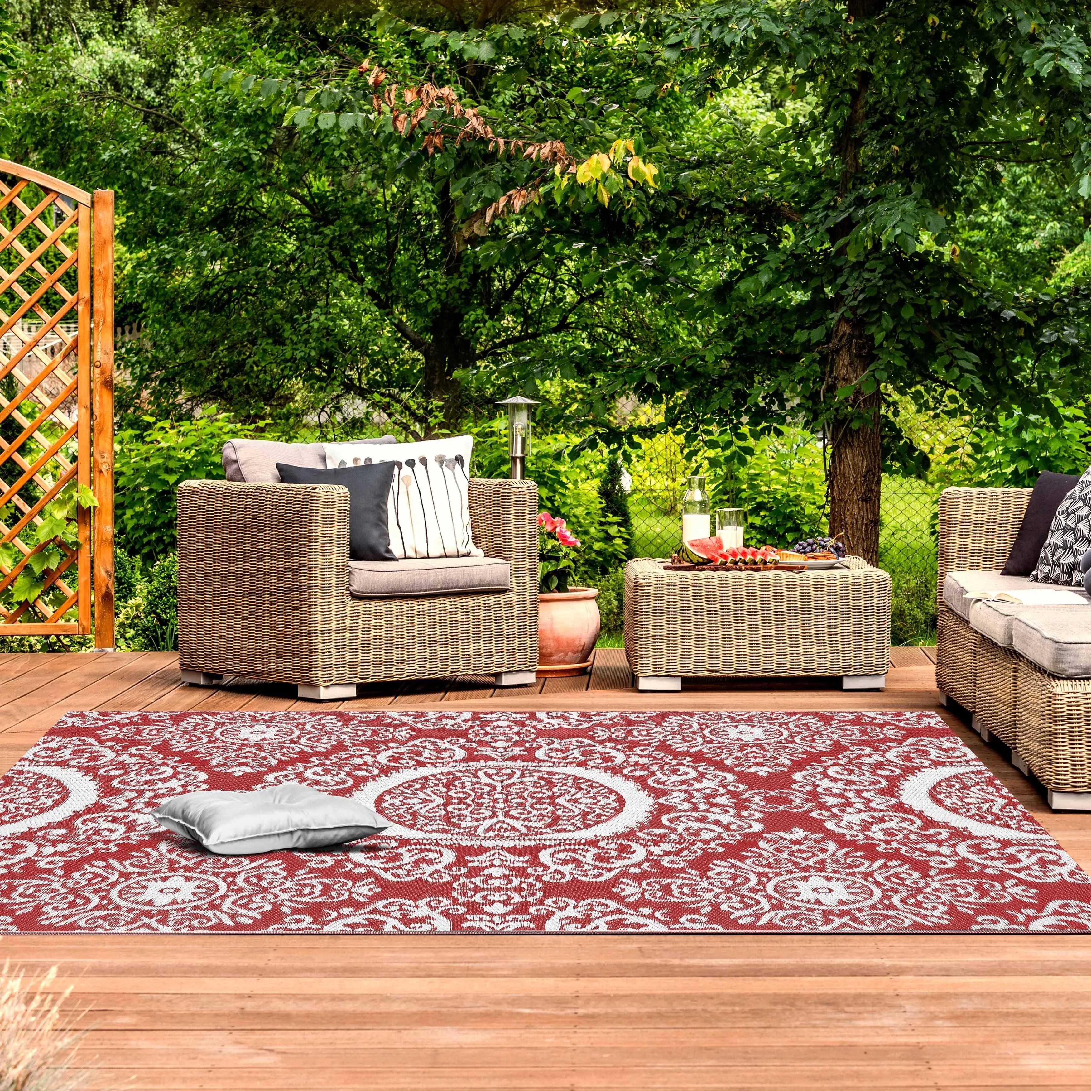 Nuu Garden Floral Modern Abstract Area Rug