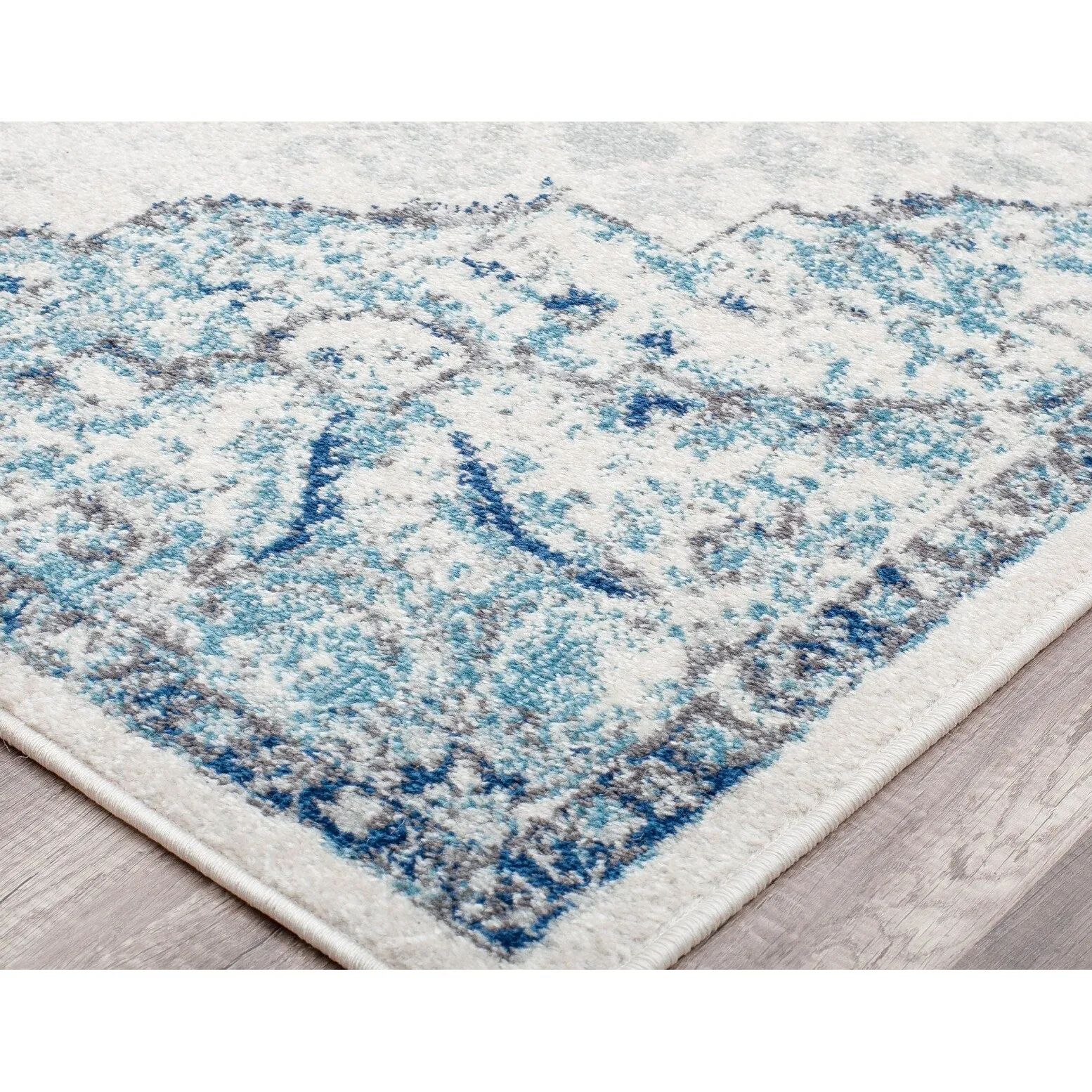 Oleander Vintage Transitional Pink Amaranth Medallion Rug