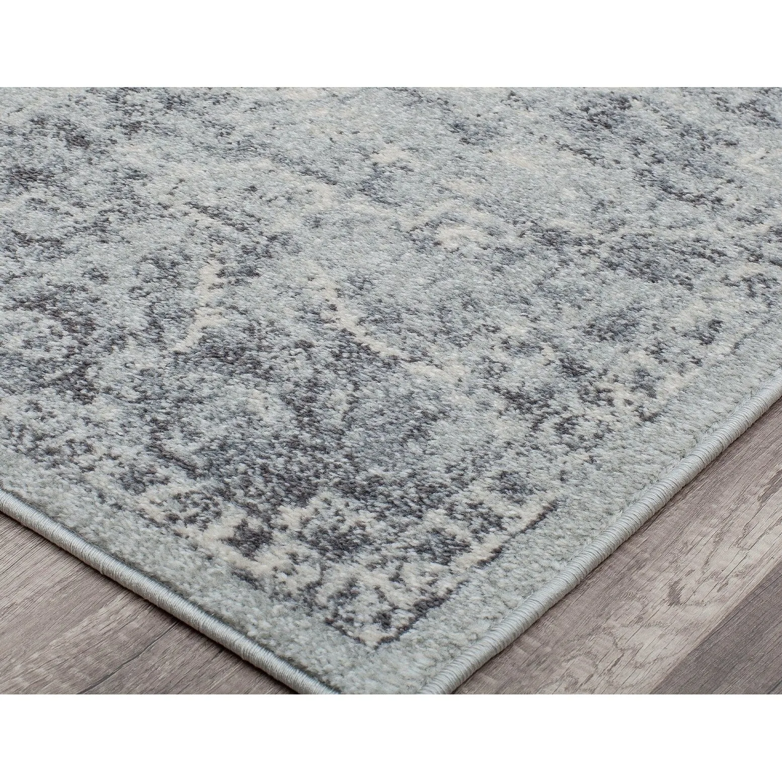 Oleander Vintage Transitional Pink Amaranth Medallion Rug