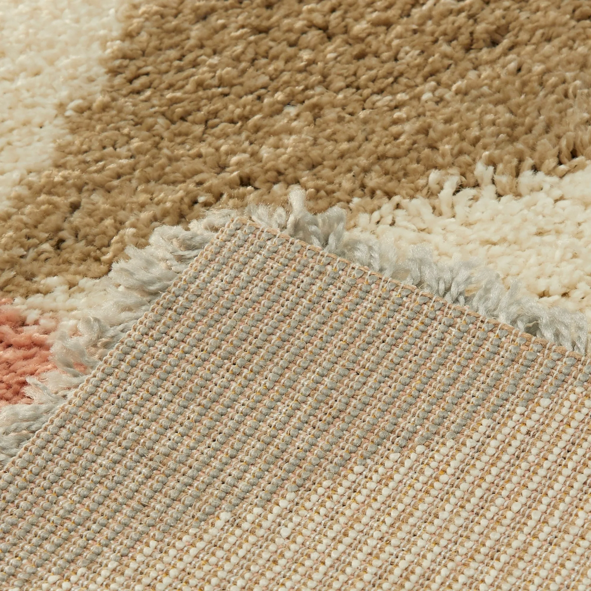 Parler Modern Berber Shag Geometric Area Rug