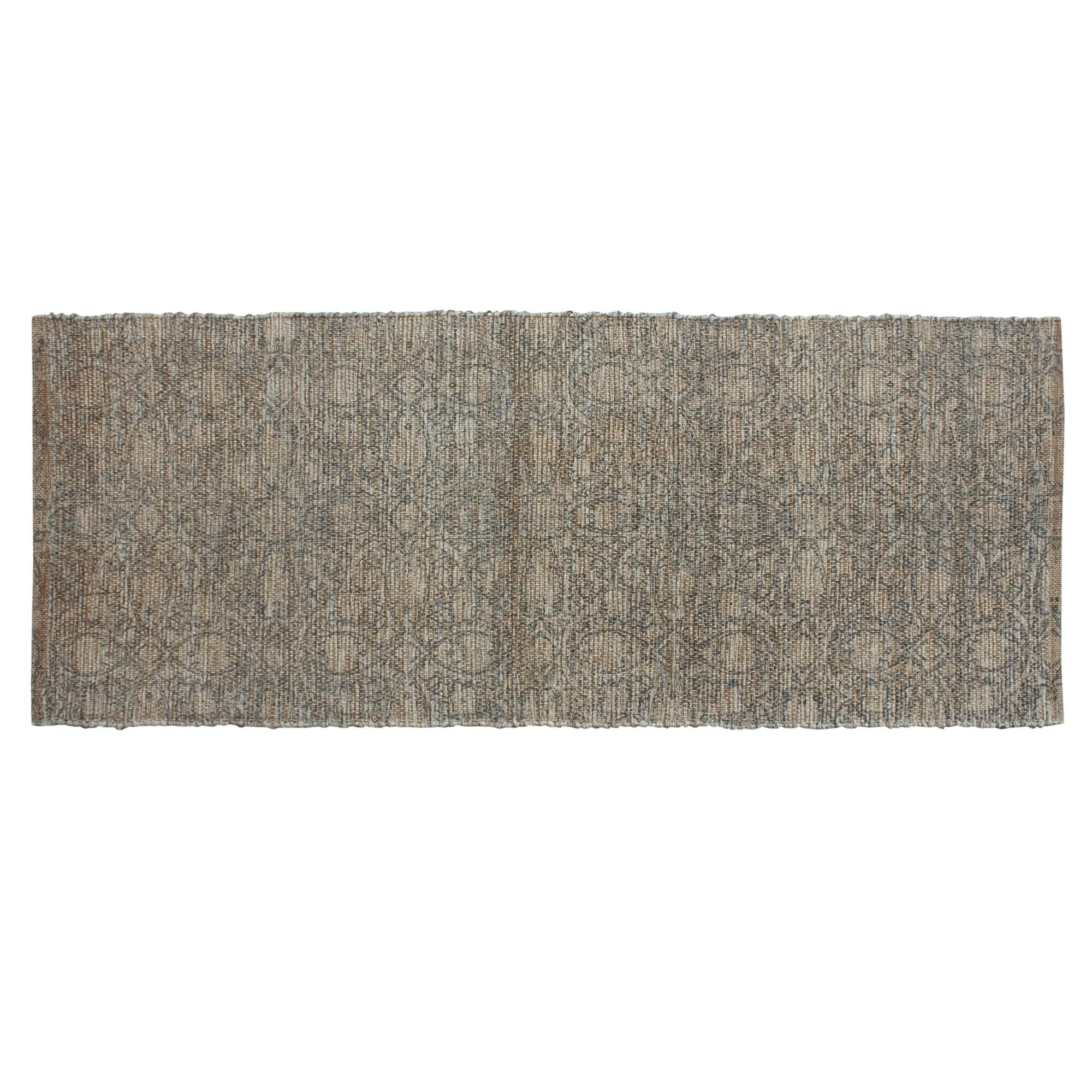 Patina Vie Maison Hand Woven Boho Cotton and Jute Rug