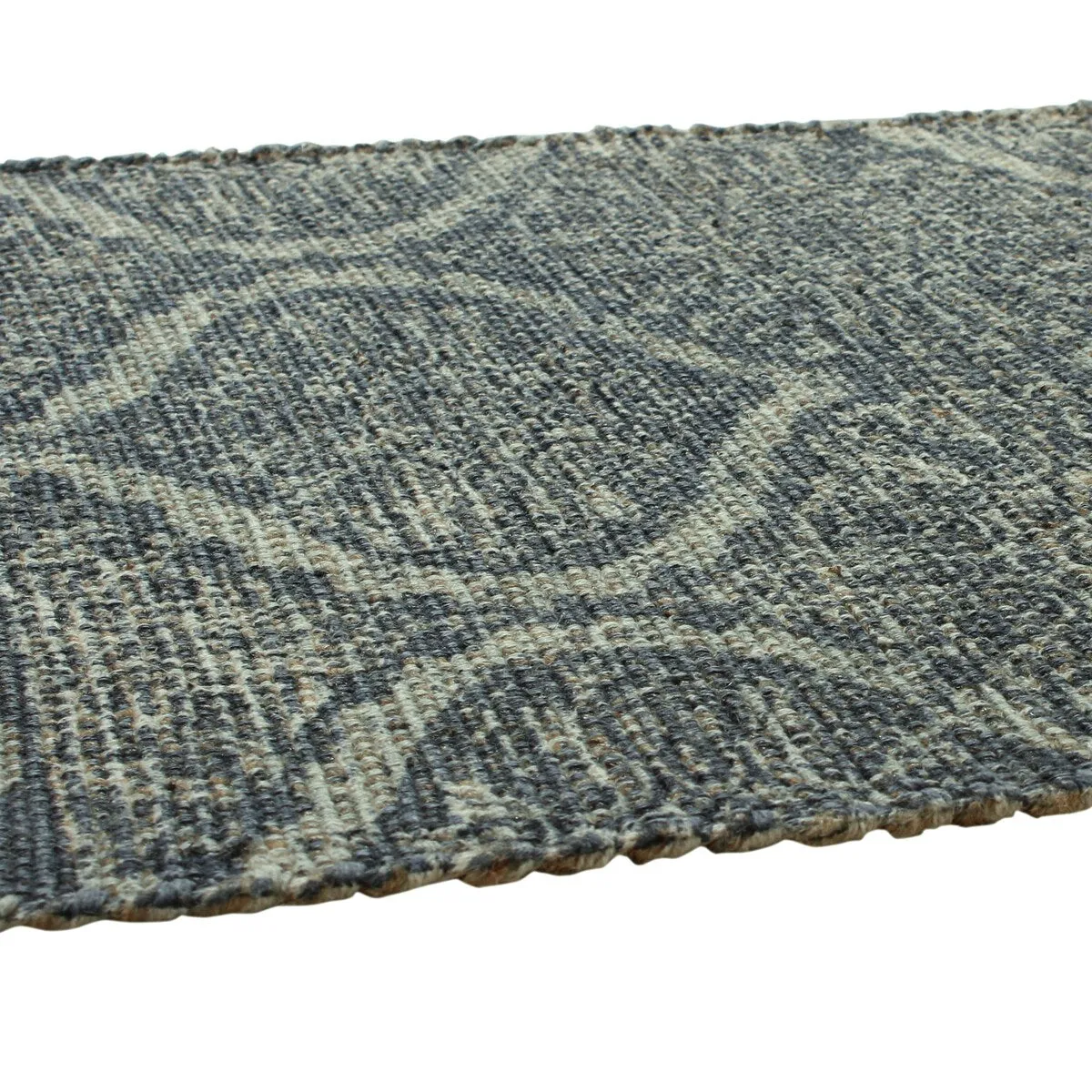 Patina Vie Maison Hand Woven Boho Cotton and Jute Rug