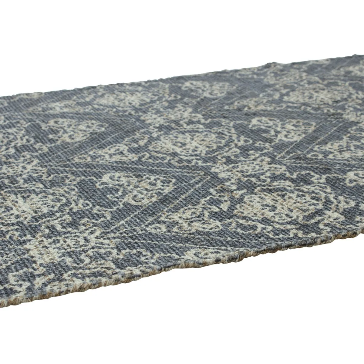 Patina Vie Maison Hand Woven Boho Cotton and Jute Rug