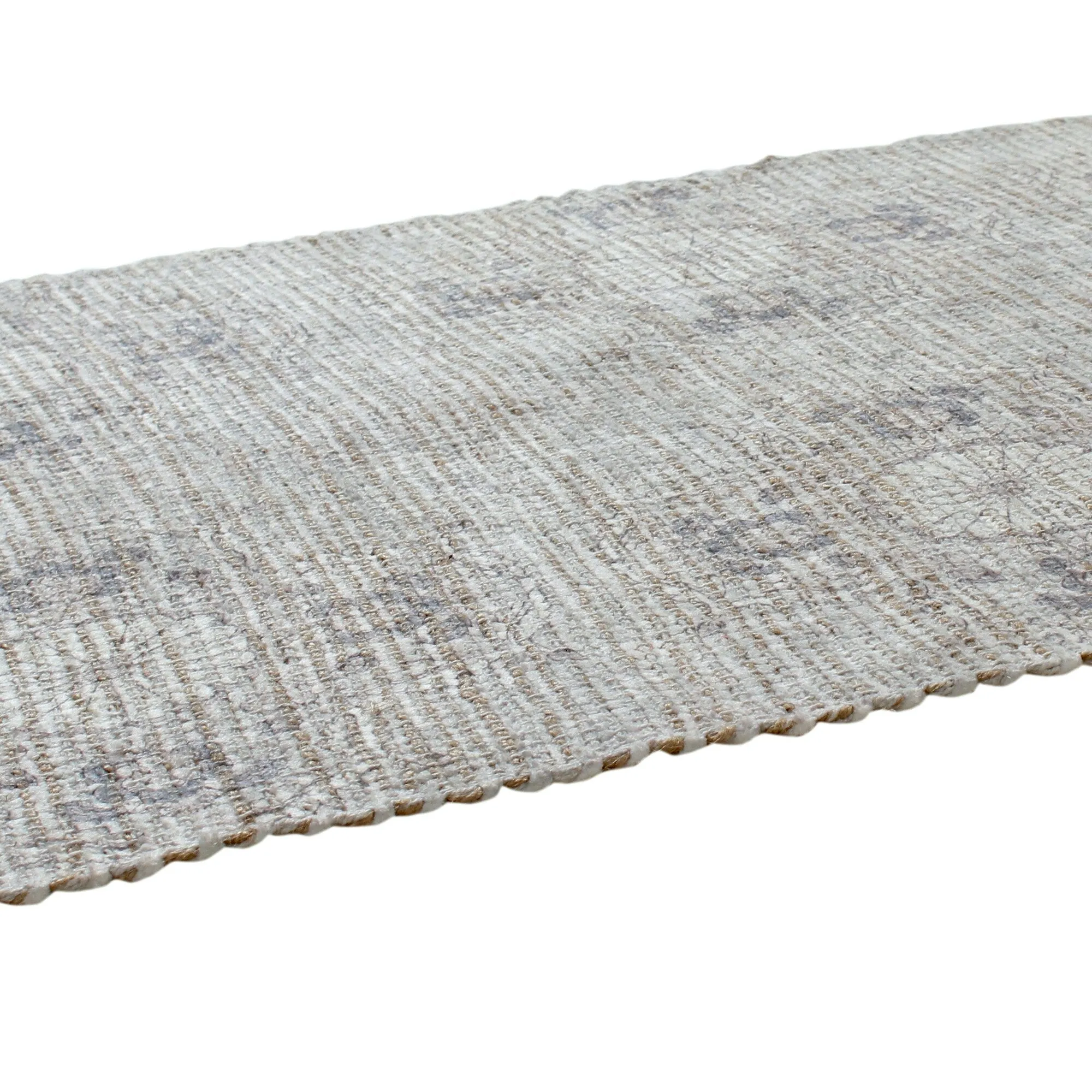 Patina Vie Maison Hand Woven Boho Cotton and Jute Rug