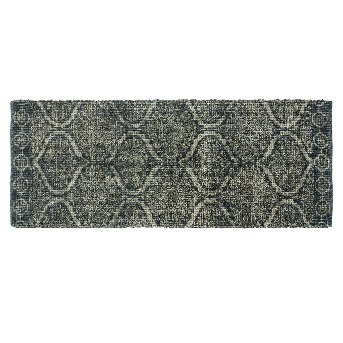 Patina Vie Maison Hand Woven Boho Cotton and Jute Rug