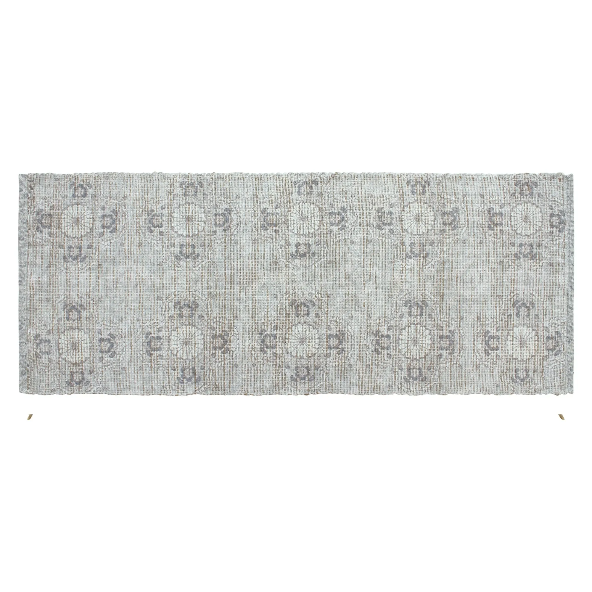 Patina Vie Maison Hand Woven Boho Cotton and Jute Rug