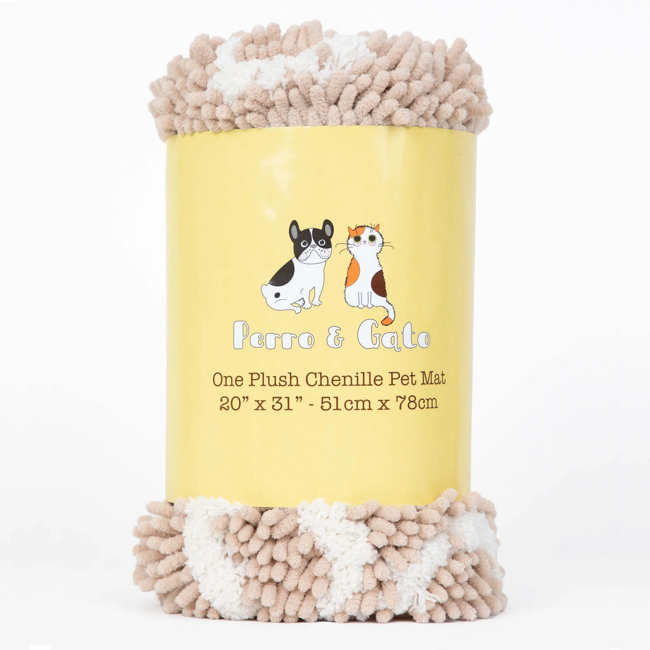 Perro & Gato Soft Chenille Pet Mat