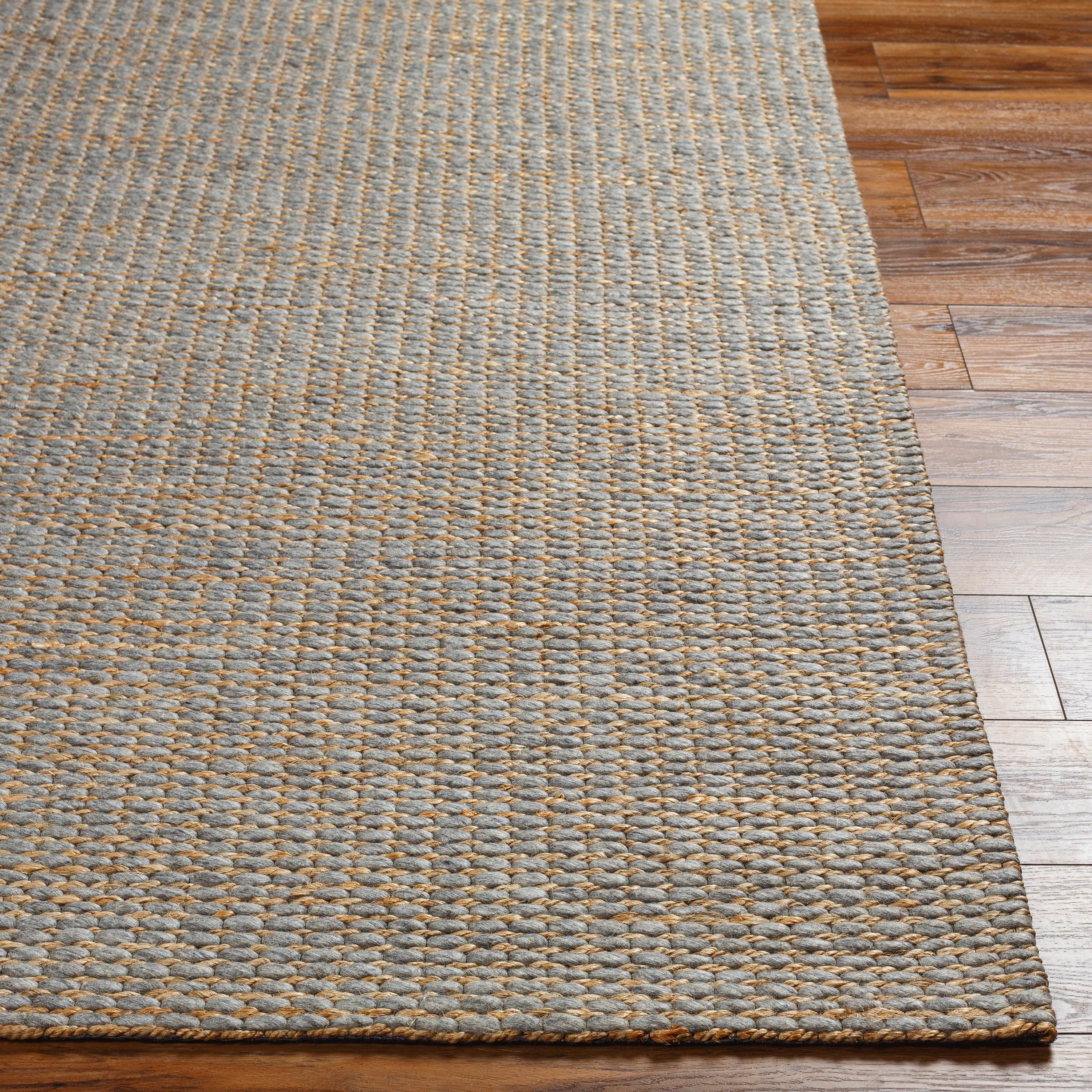 Petyra Handmade Jute & Wool Blend Area Rug
