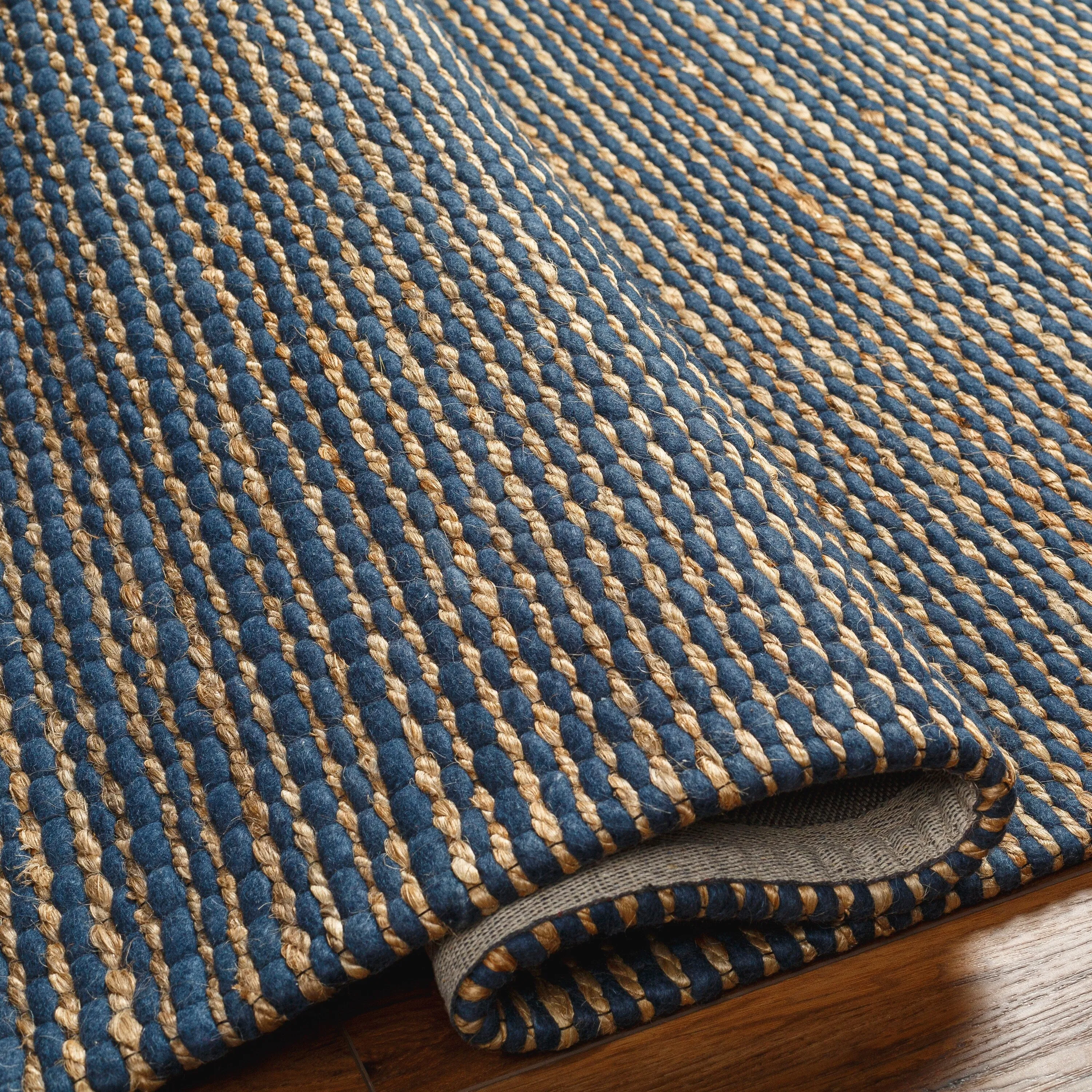 Petyra Handmade Jute & Wool Blend Area Rug