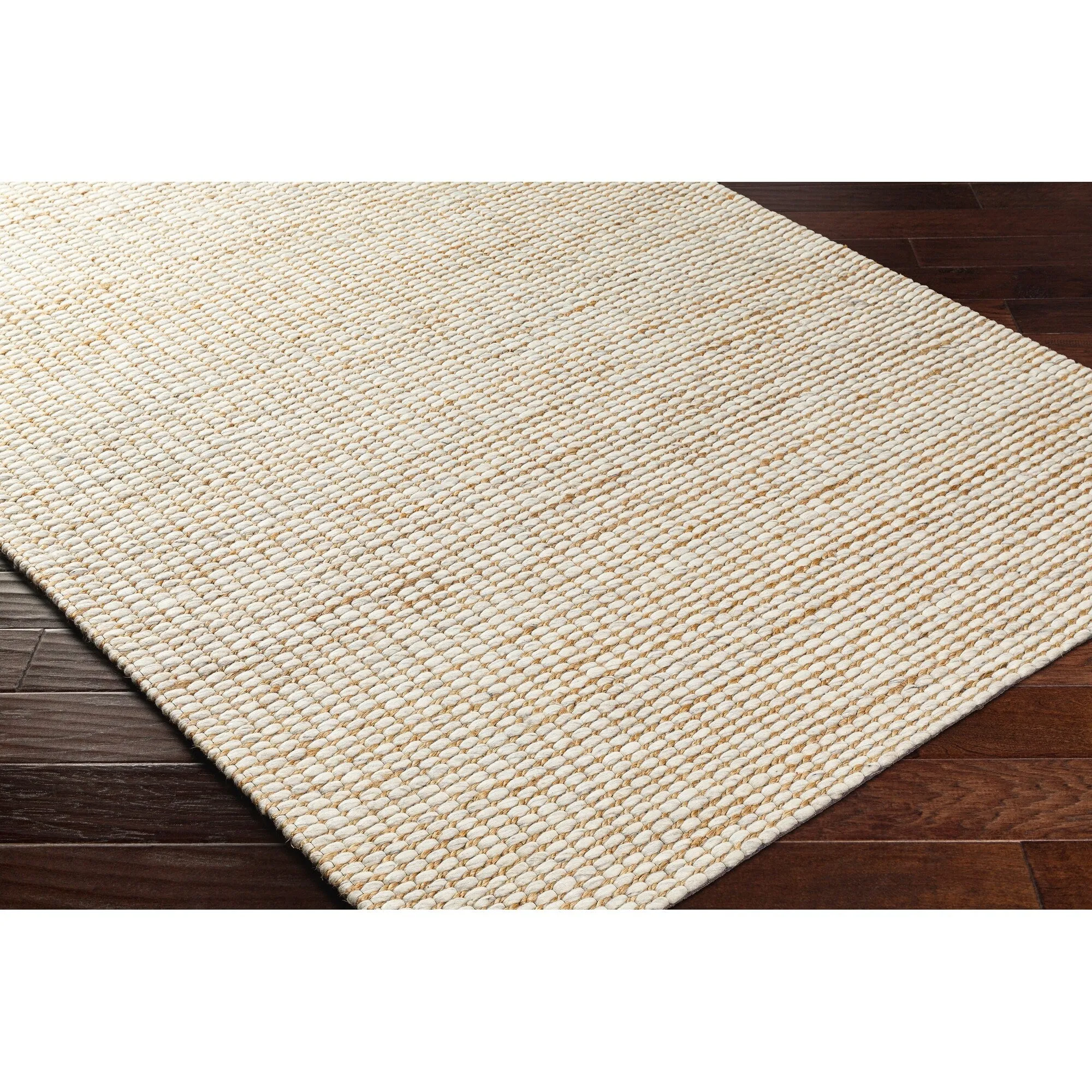 Petyra Handmade Jute & Wool Blend Area Rug