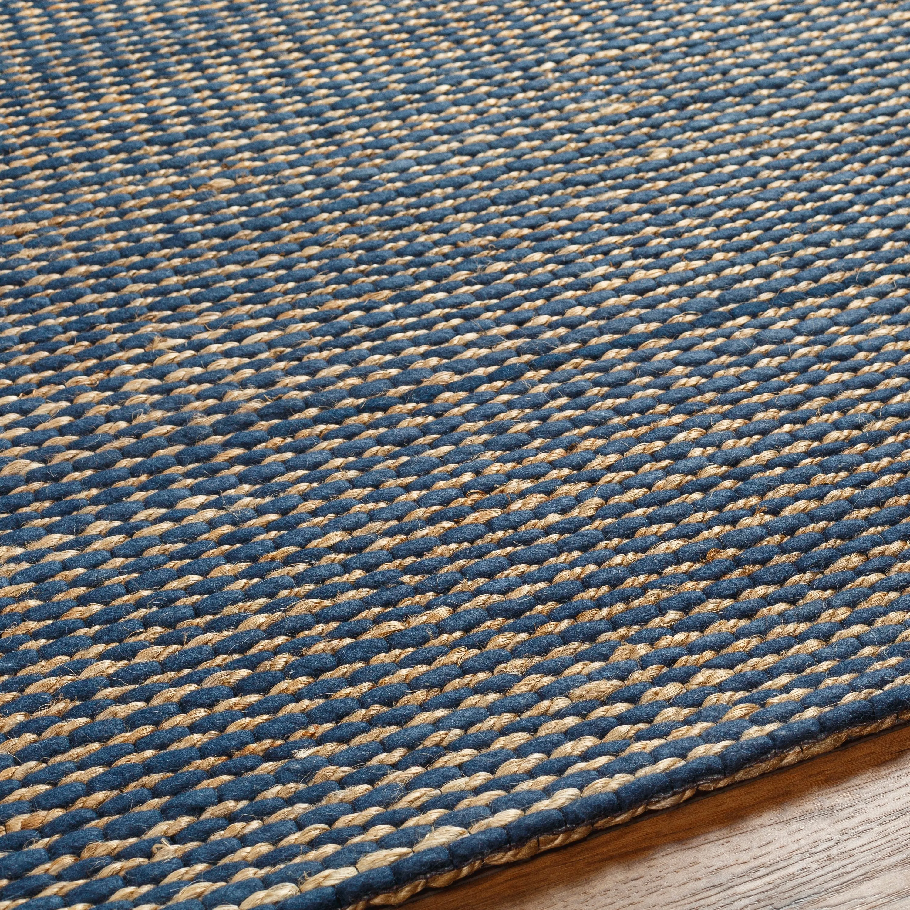Petyra Handmade Jute & Wool Blend Area Rug