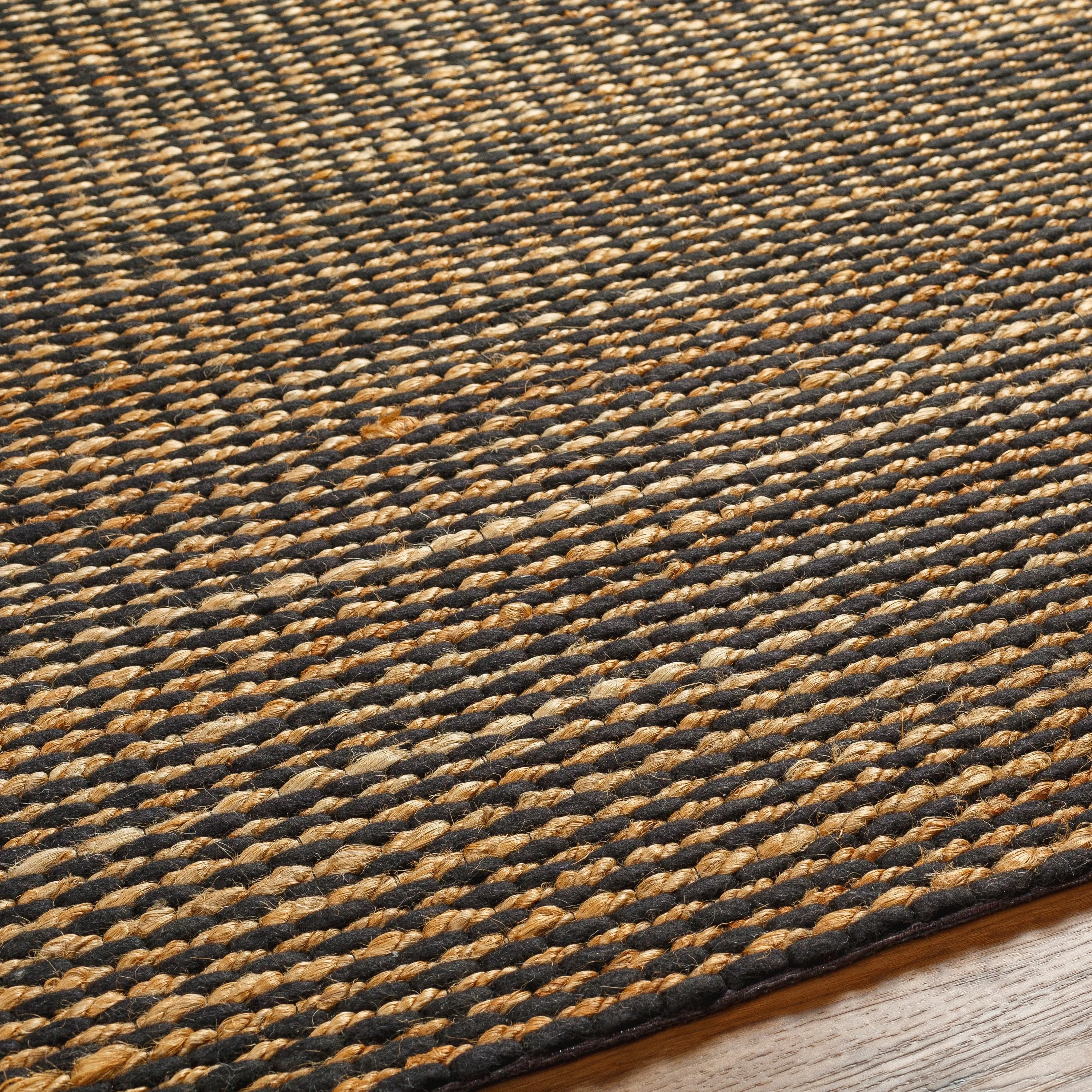 Petyra Handmade Jute & Wool Blend Area Rug